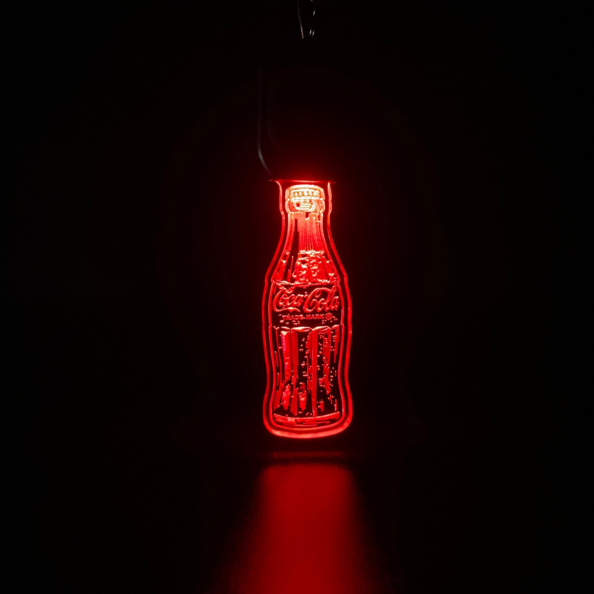 Coca Cola LED Light Acrylic Keychain