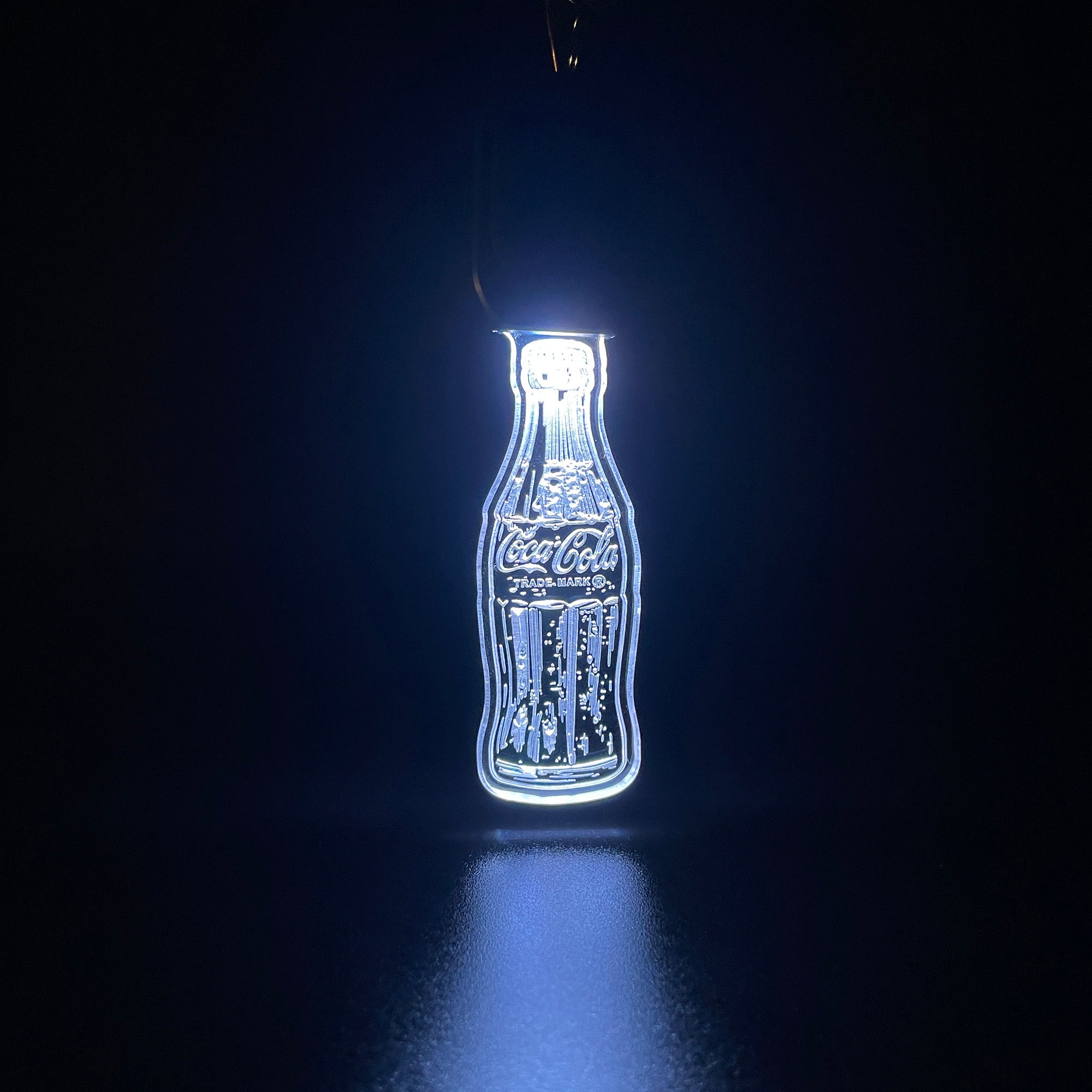 Coca Cola LED Light Acrylic Keychain