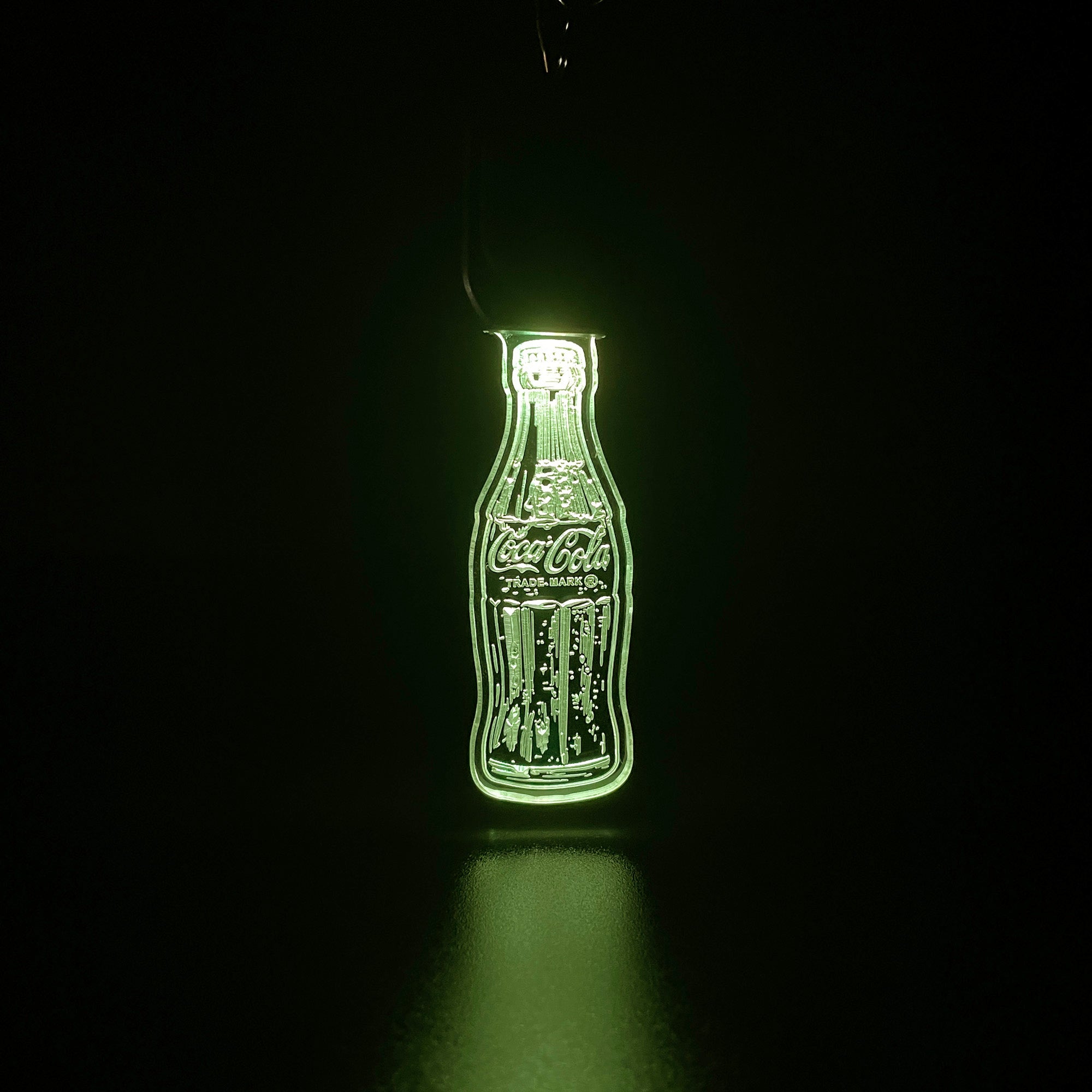 Coca Cola LED Light Acrylic Keychain