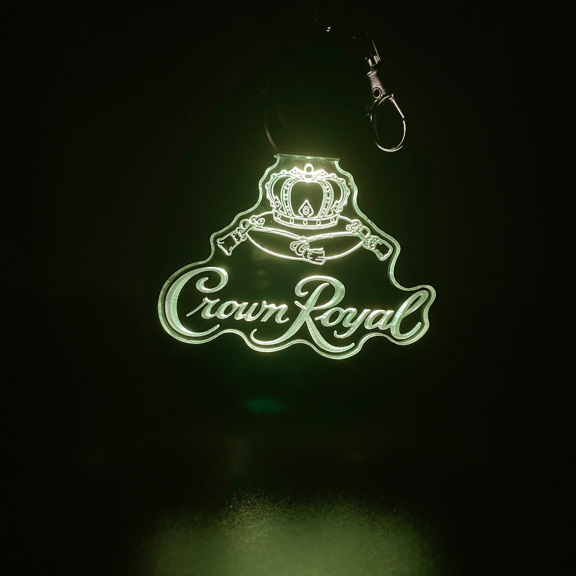 Crown Royal LED Light Acrylic Keychain