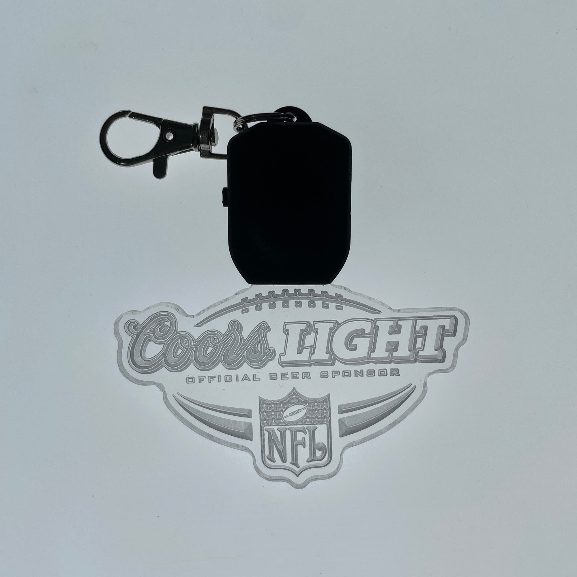 coors light nfl LED Light Acrylic Keychain