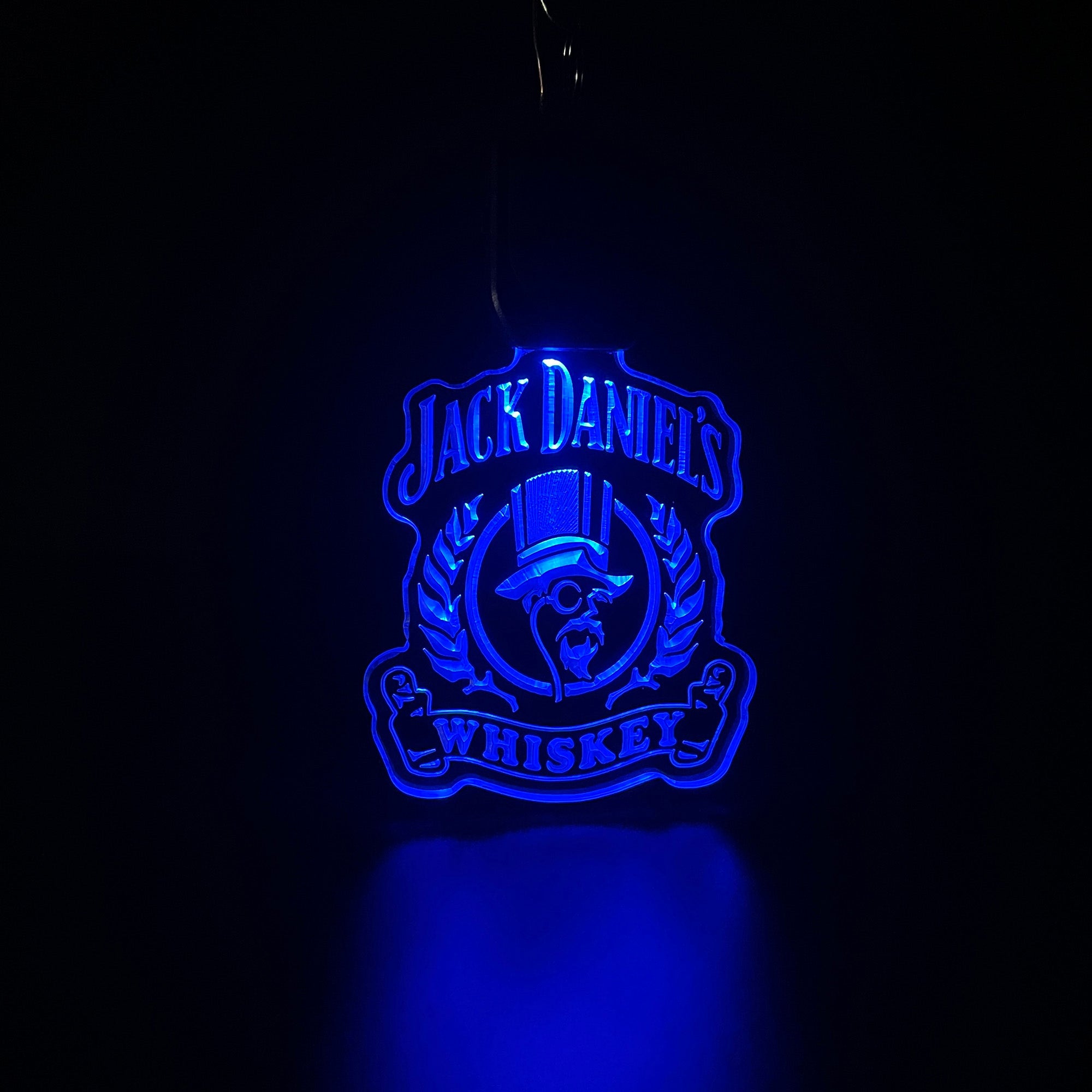 Jack Daniel's whiskey LED Light Acrylic Keychain