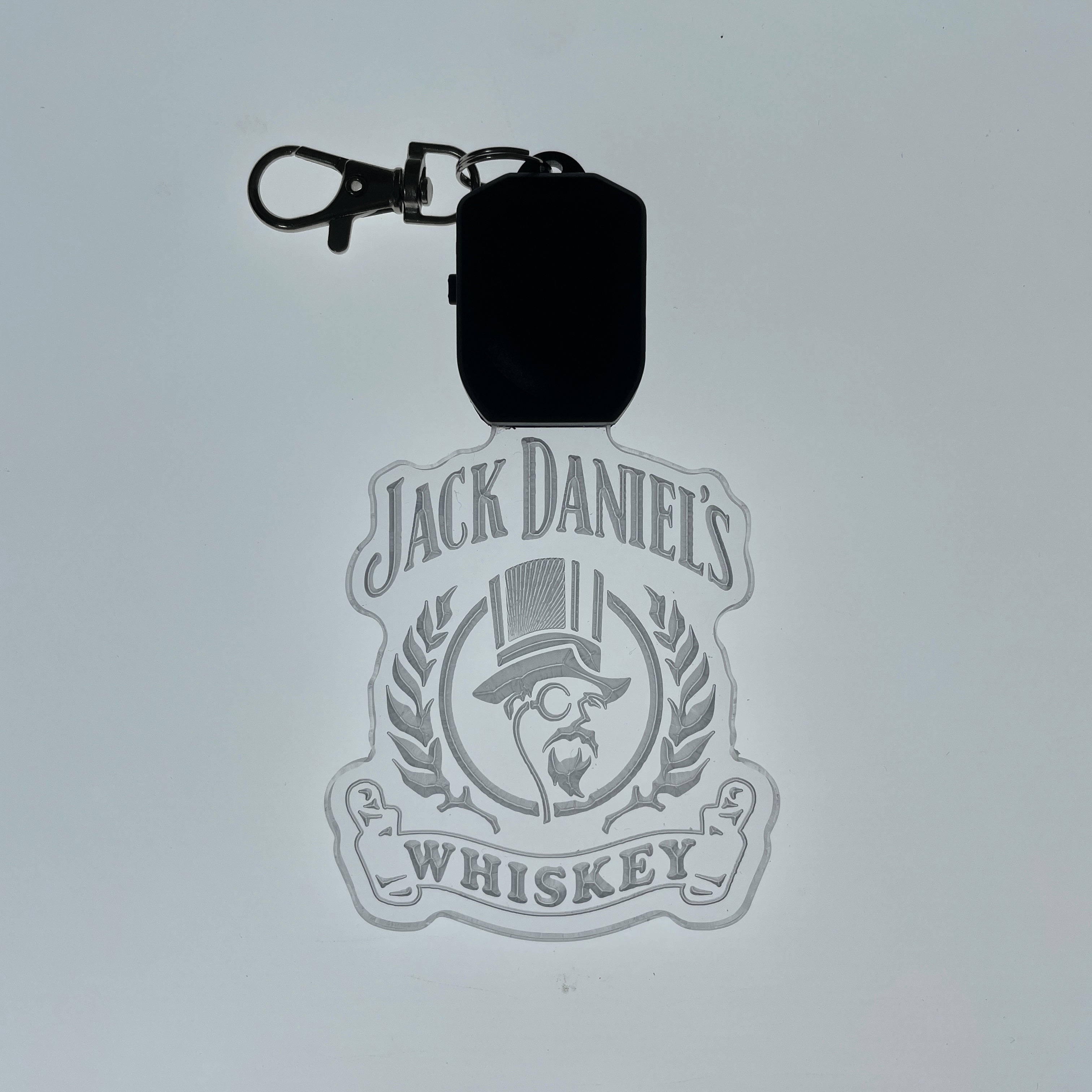 Jack Daniel's whiskey LED Light Acrylic Keychain