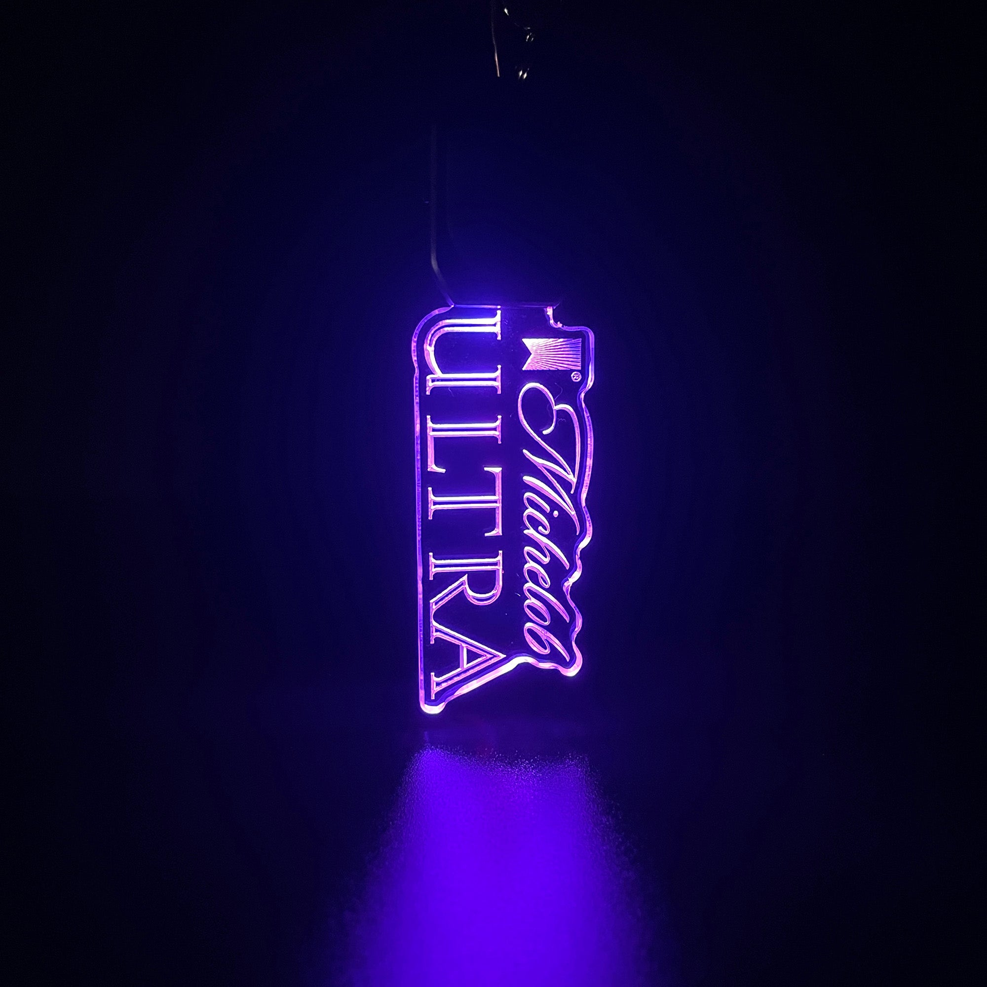 Michelob ultra LED Light Acrylic Keychain