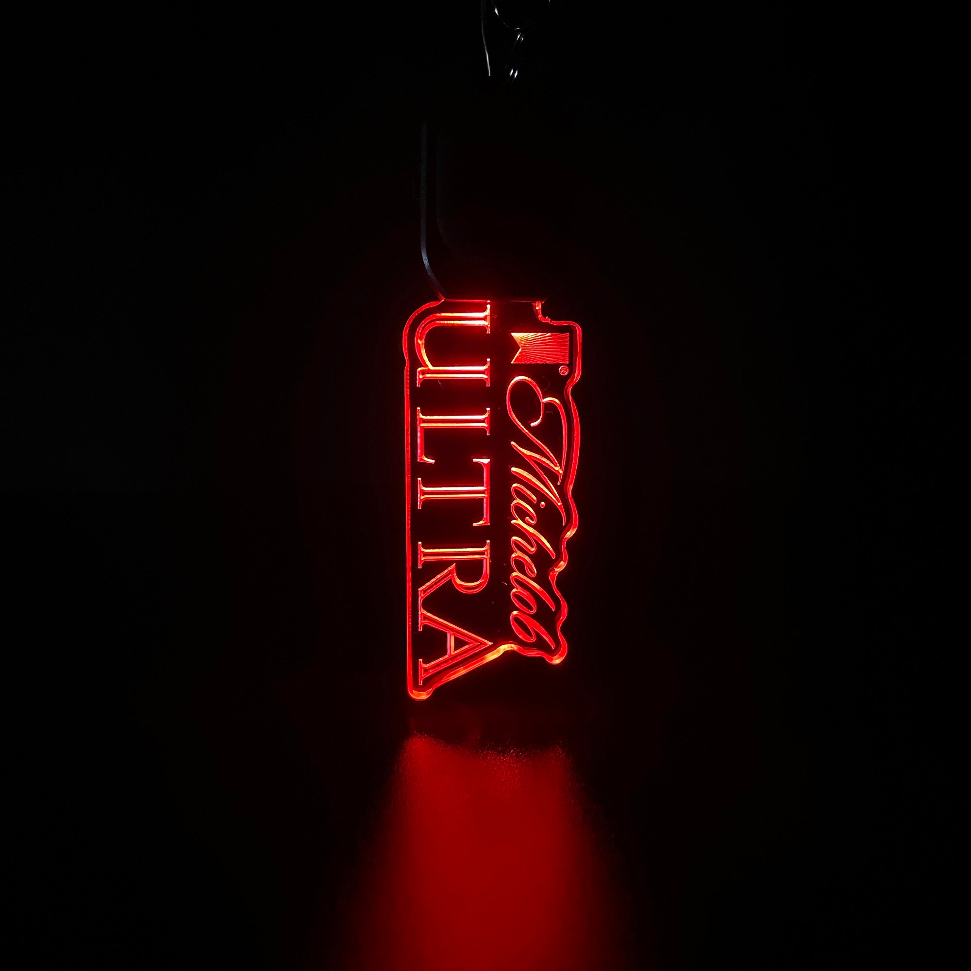 Michelob ultra LED Light Acrylic Keychain