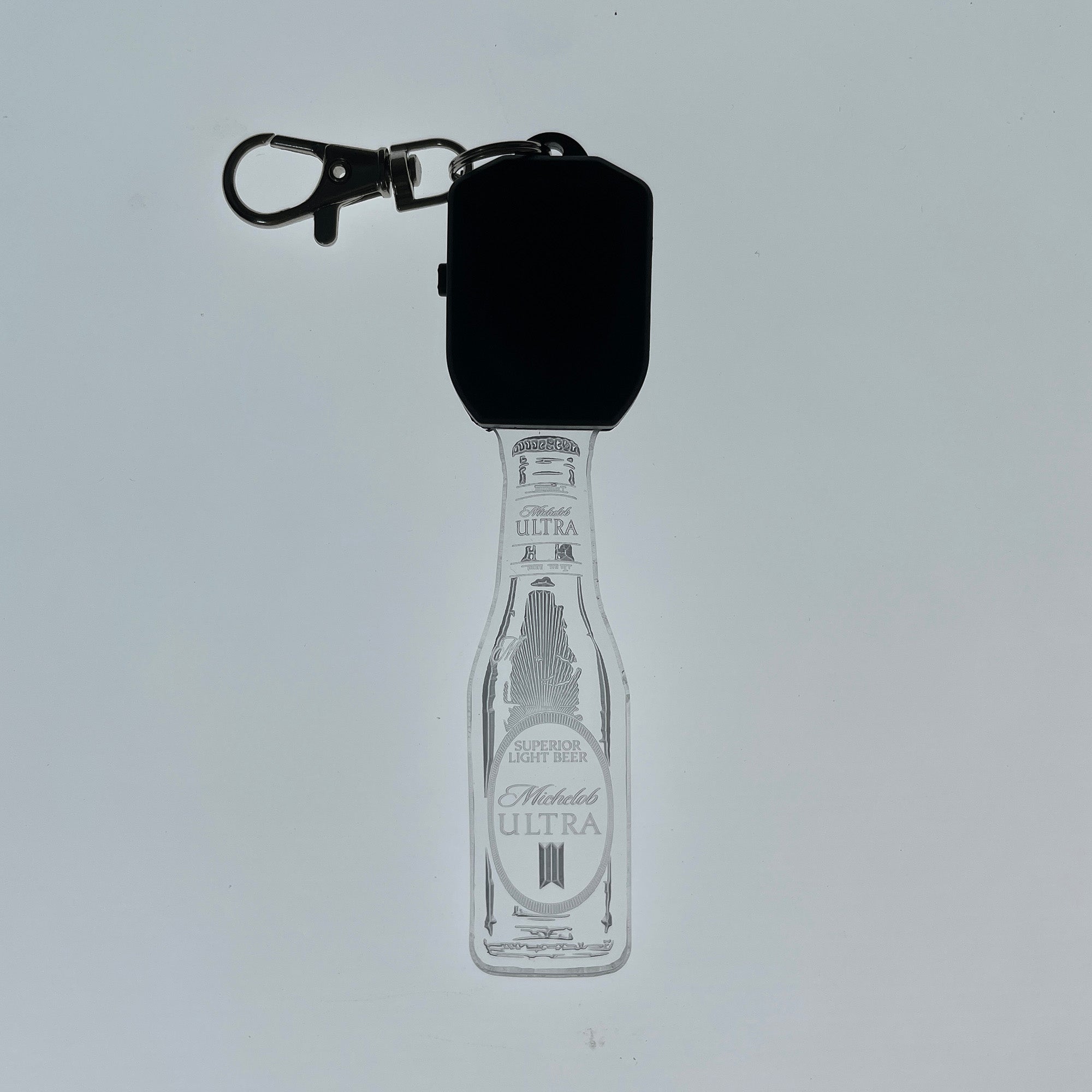 michelob ultra Bottle LED Light Acrylic Keychain