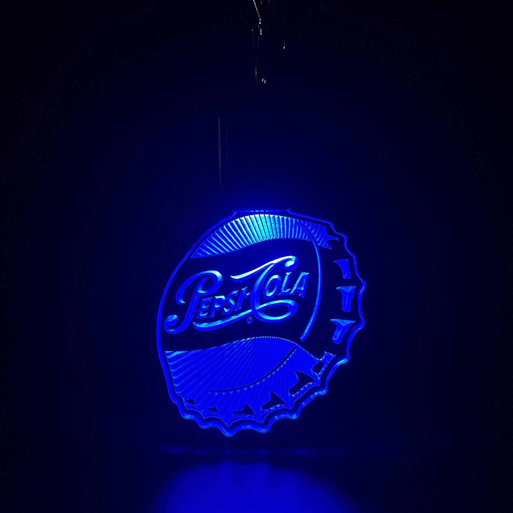 Pepsi Cola LED Light Acrylic Keychain