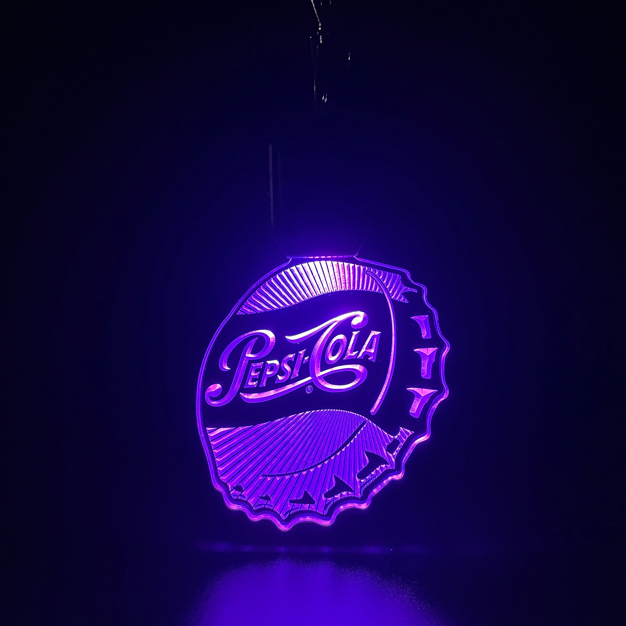 Pepsi Cola LED Light Acrylic Keychain