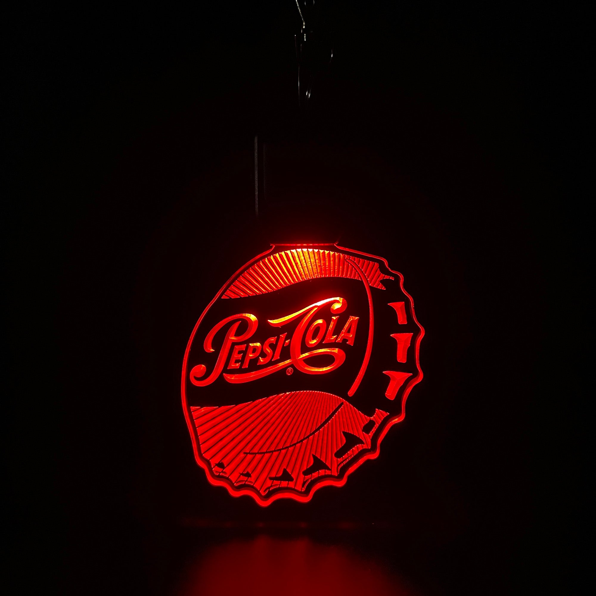Pepsi Cola LED Light Acrylic Keychain