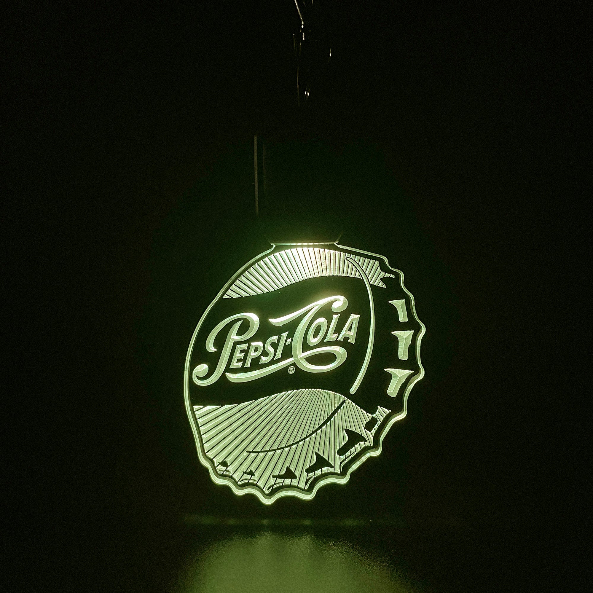 Pepsi Cola LED Light Acrylic Keychain