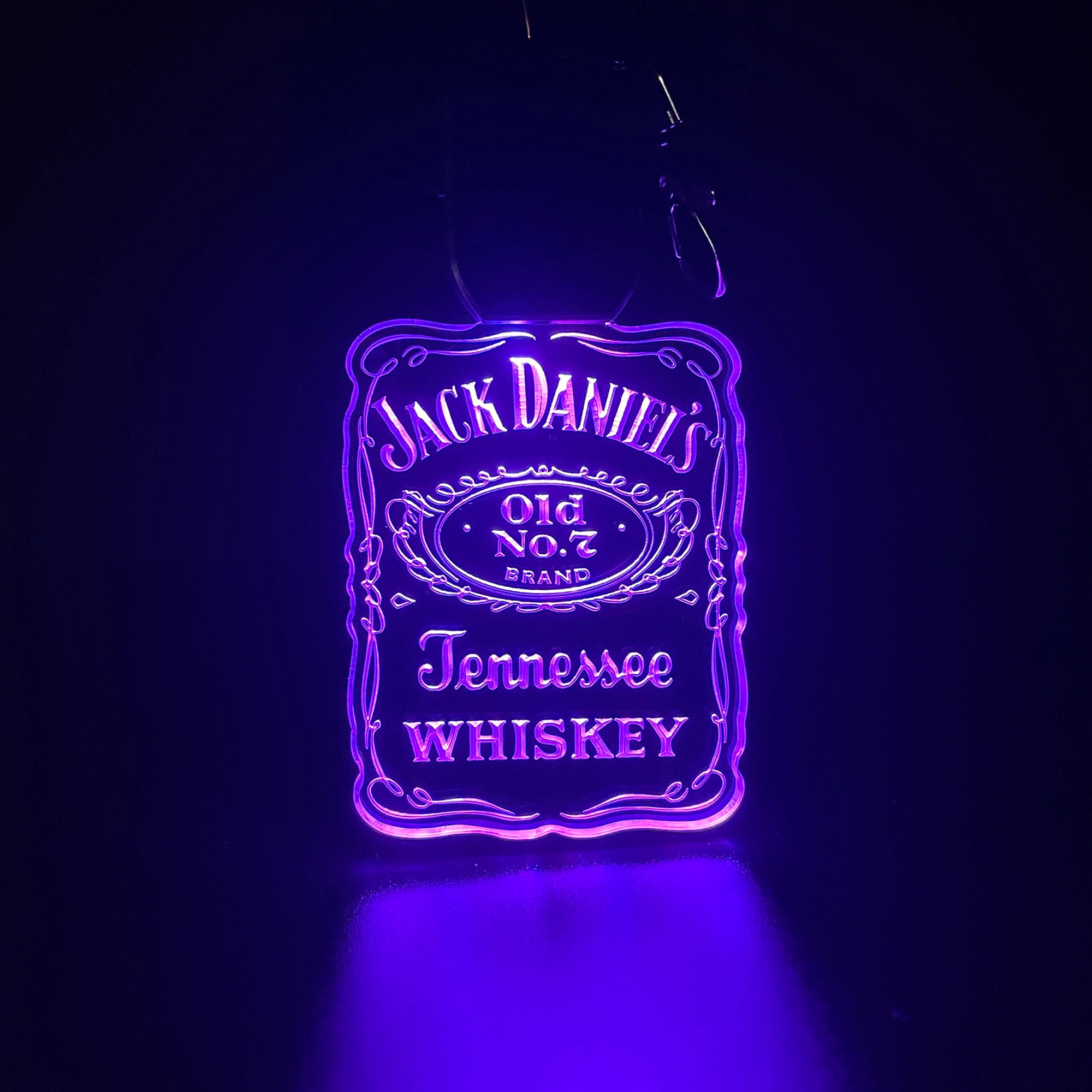 Jack Daniel's whiskey LED Light Acrylic Keychain