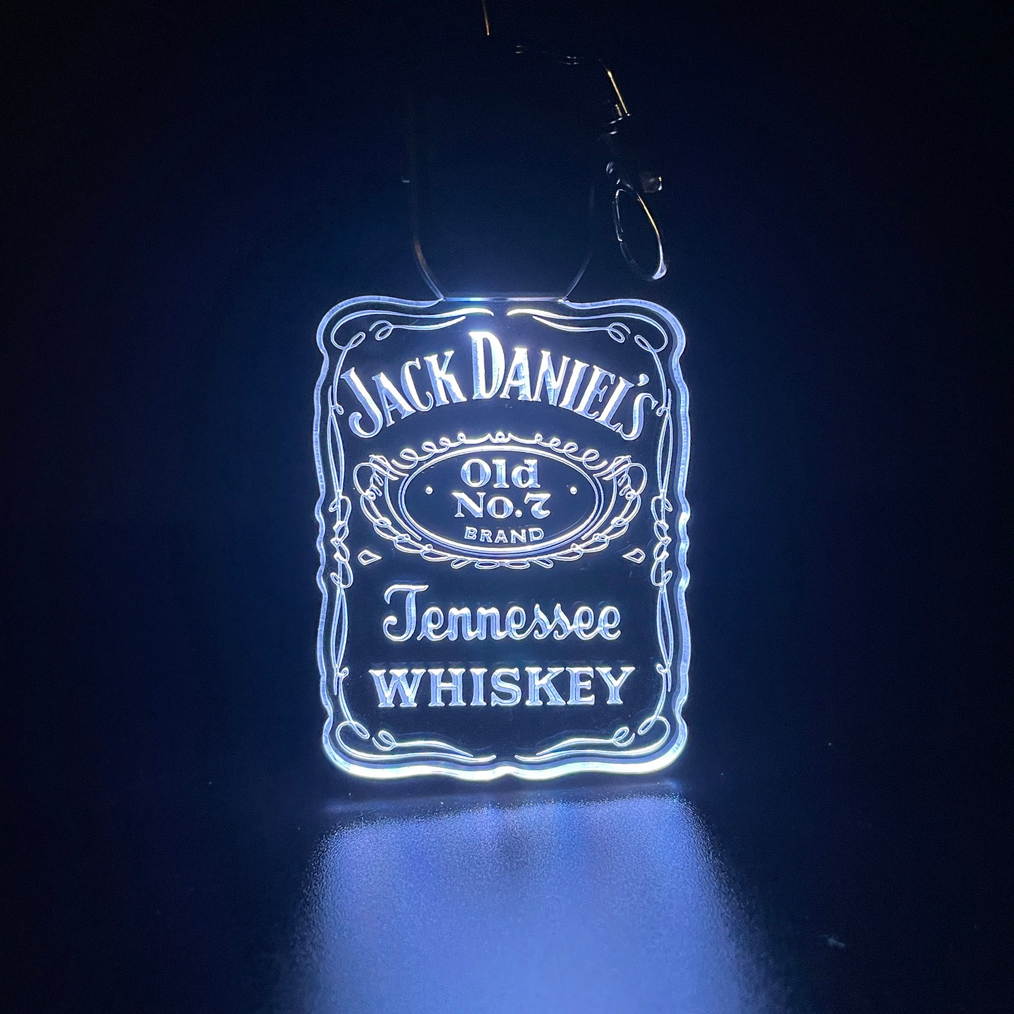 Jack Daniel's whiskey LED Light Acrylic Keychain