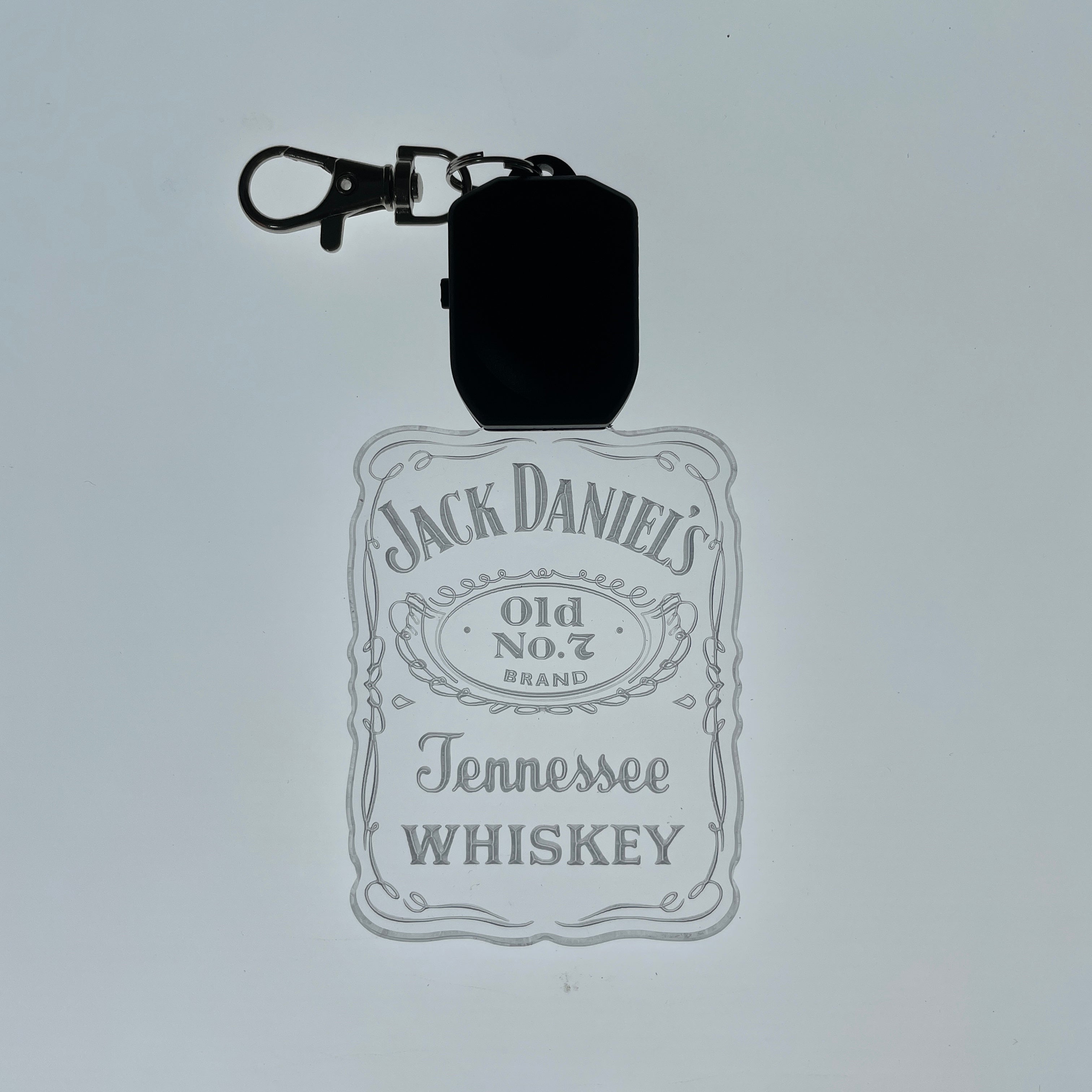 Jack Daniel's whiskey LED Light Acrylic Keychain