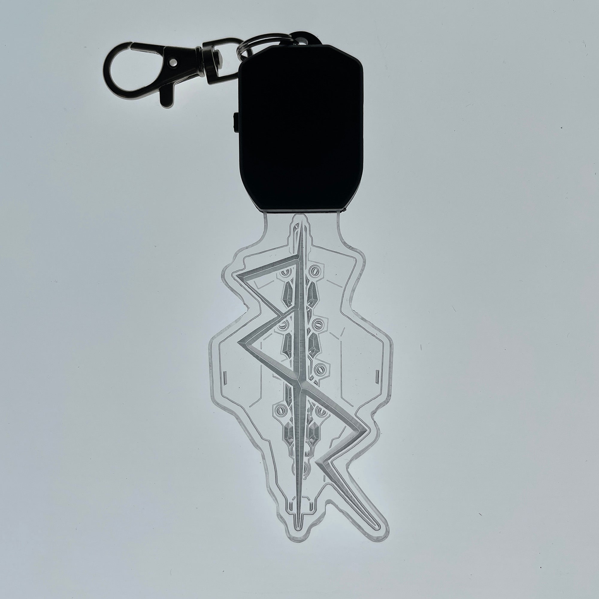 Cyberpunk Edgerunner LED Light Acrylic Keychain , Christmas Tree Decor