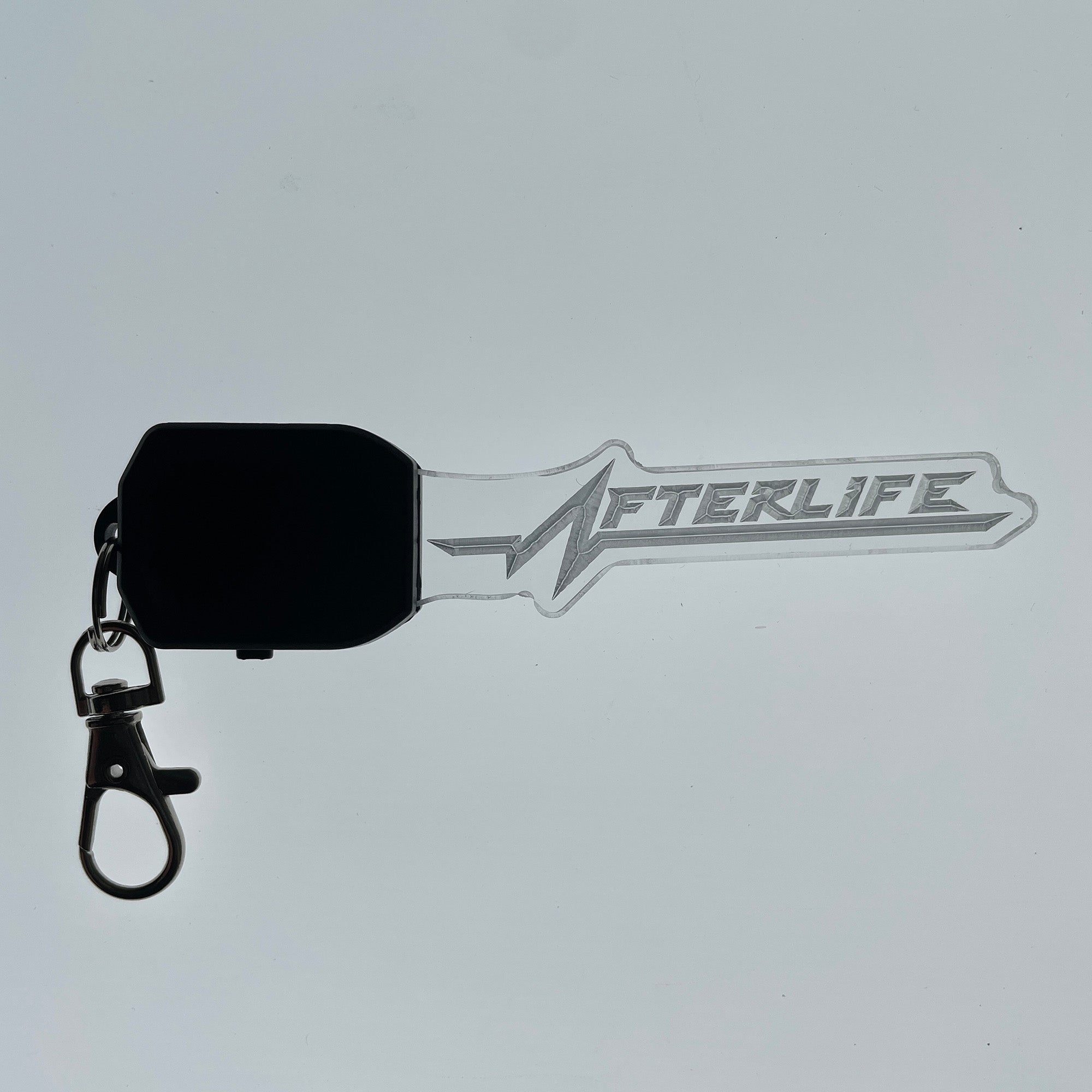 Cyberpunk Afterlife LED Light Acrylic Keychain , Christmas Tree Decor