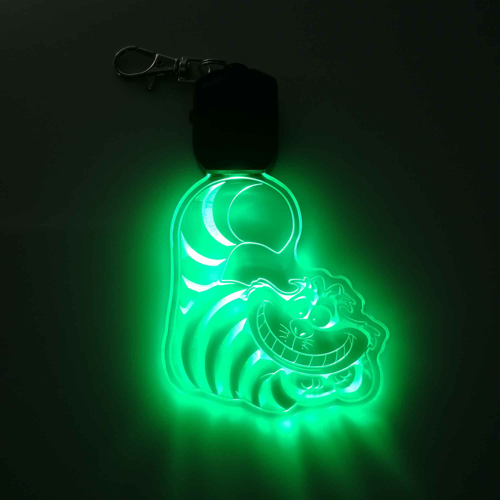 Cheshire Cat LED Light Acrylic Keychain