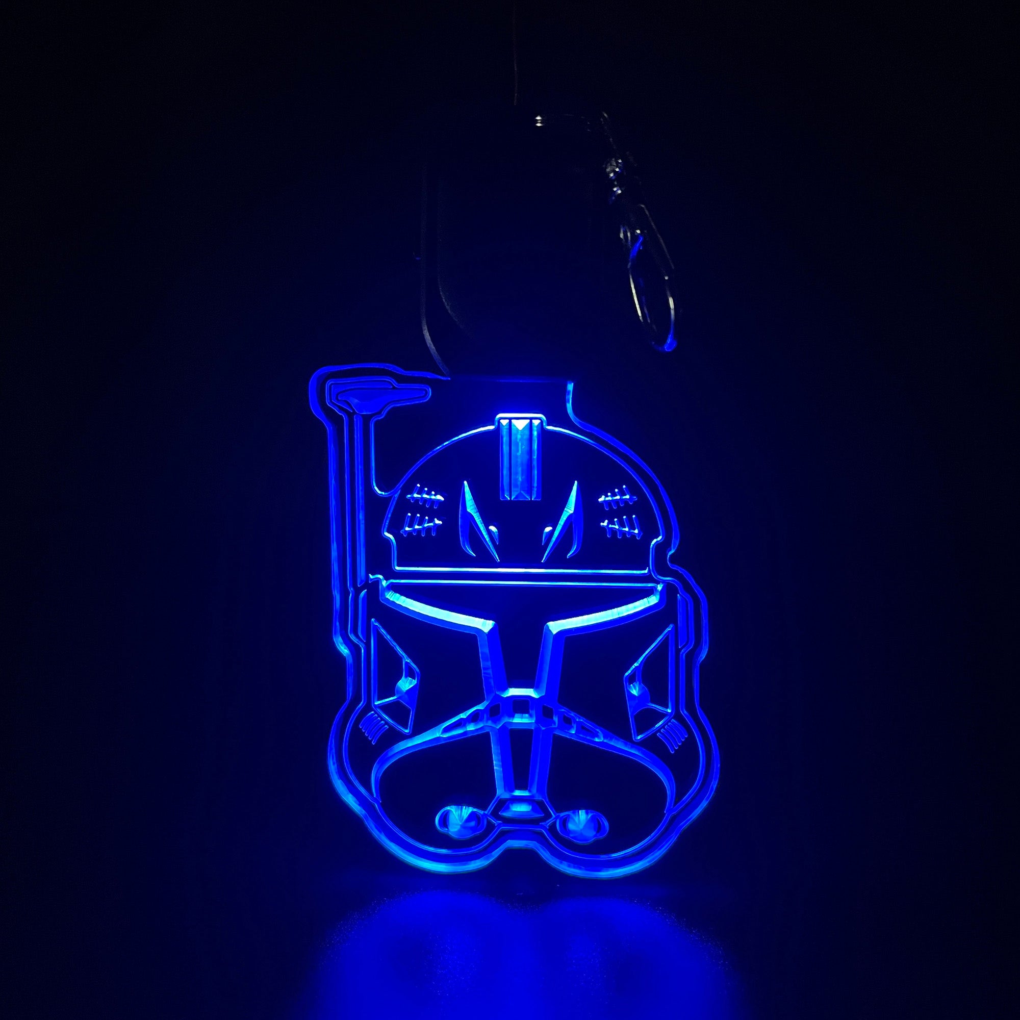 Captain Rex Star Wars LED Light Acrylic Keychain