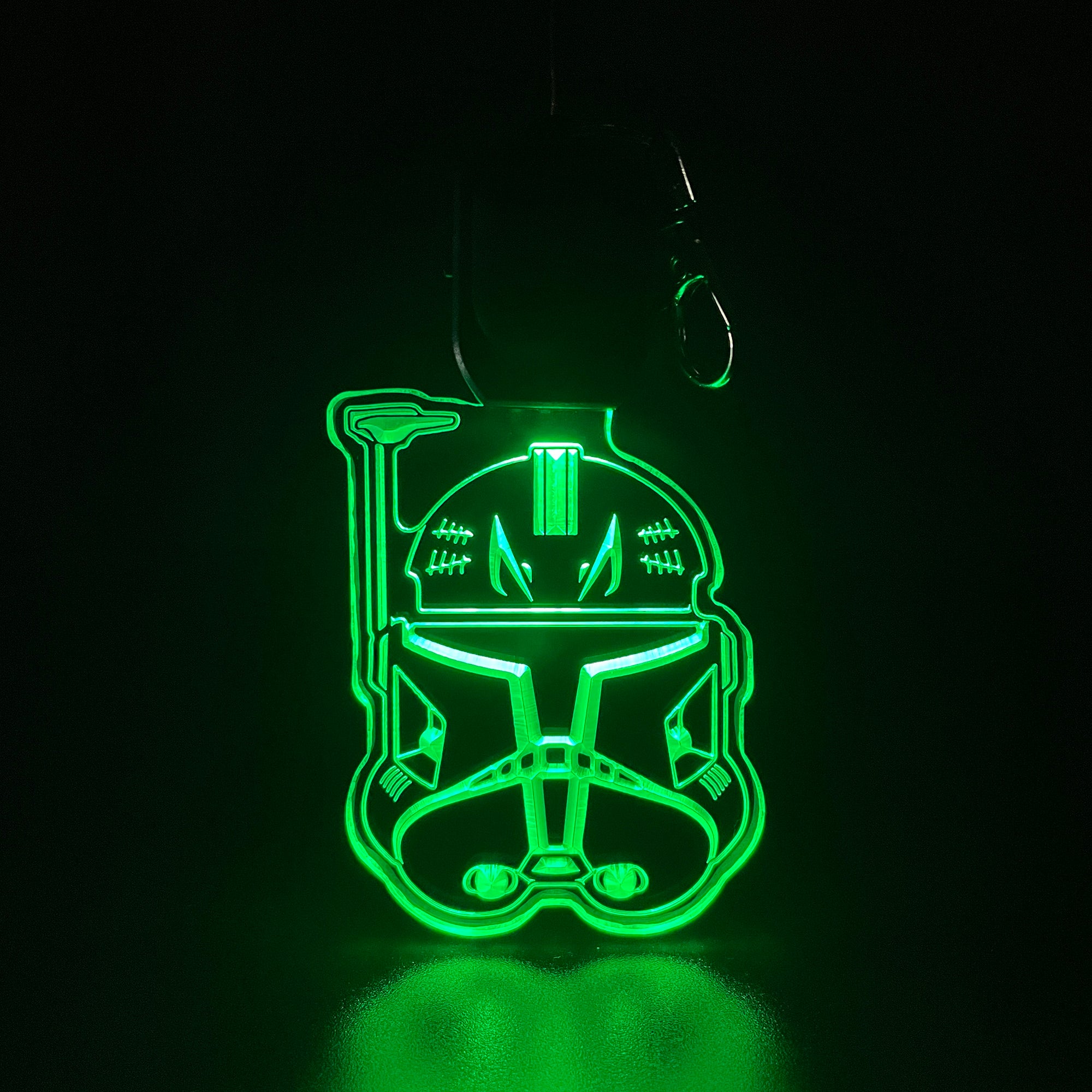 Captain Rex Star Wars LED Light Acrylic Keychain