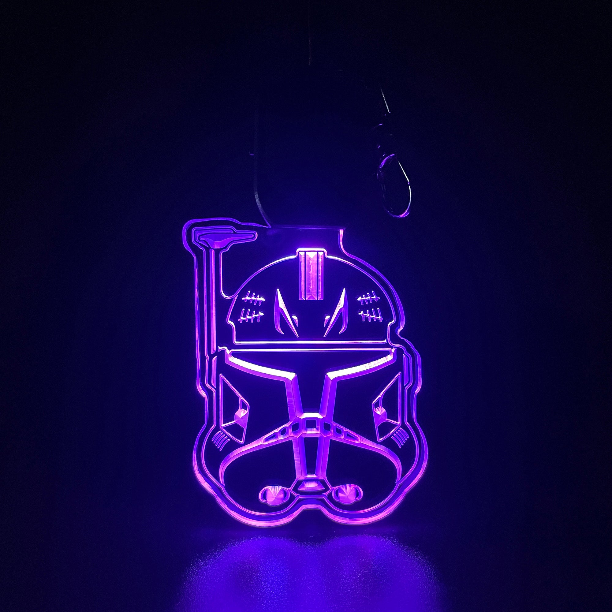 Captain Rex Star Wars LED Light Acrylic Keychain