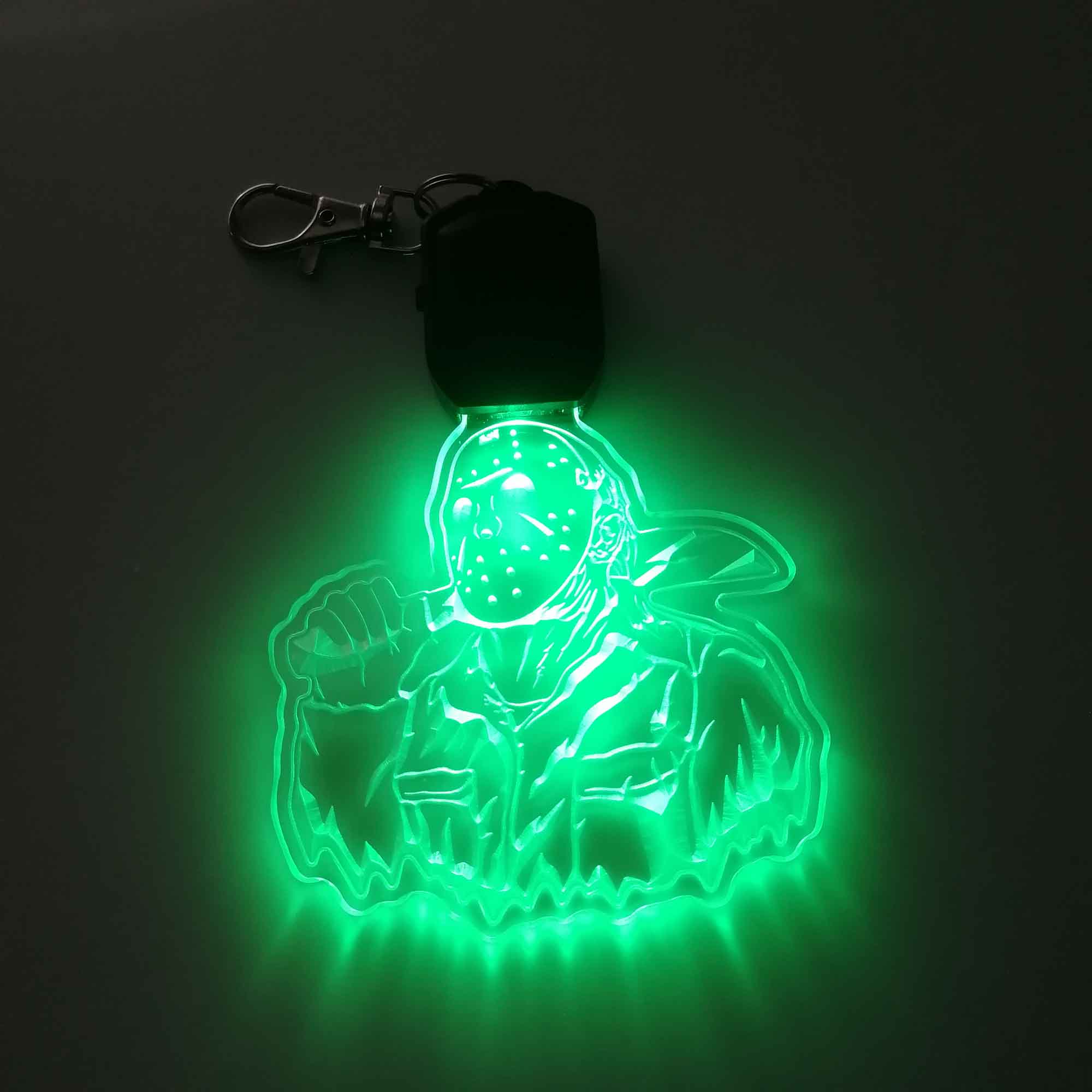 Jason Friday Halloween LED Light Acrylic Keychain