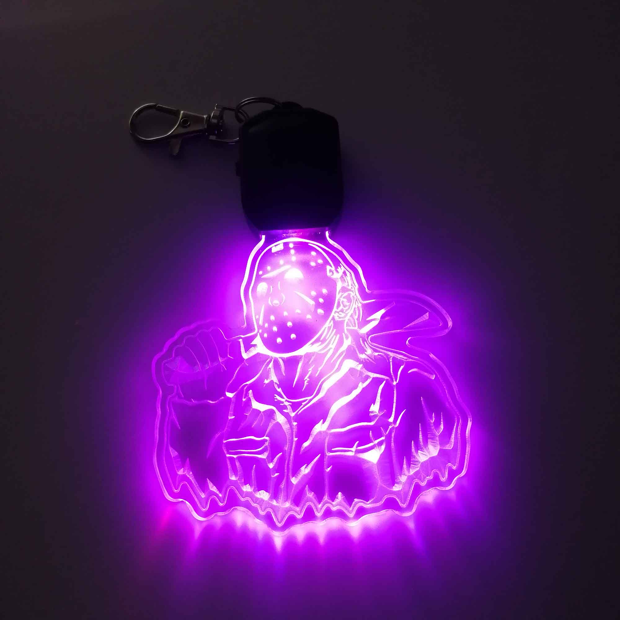 Jason Friday Halloween LED Light Acrylic Keychain
