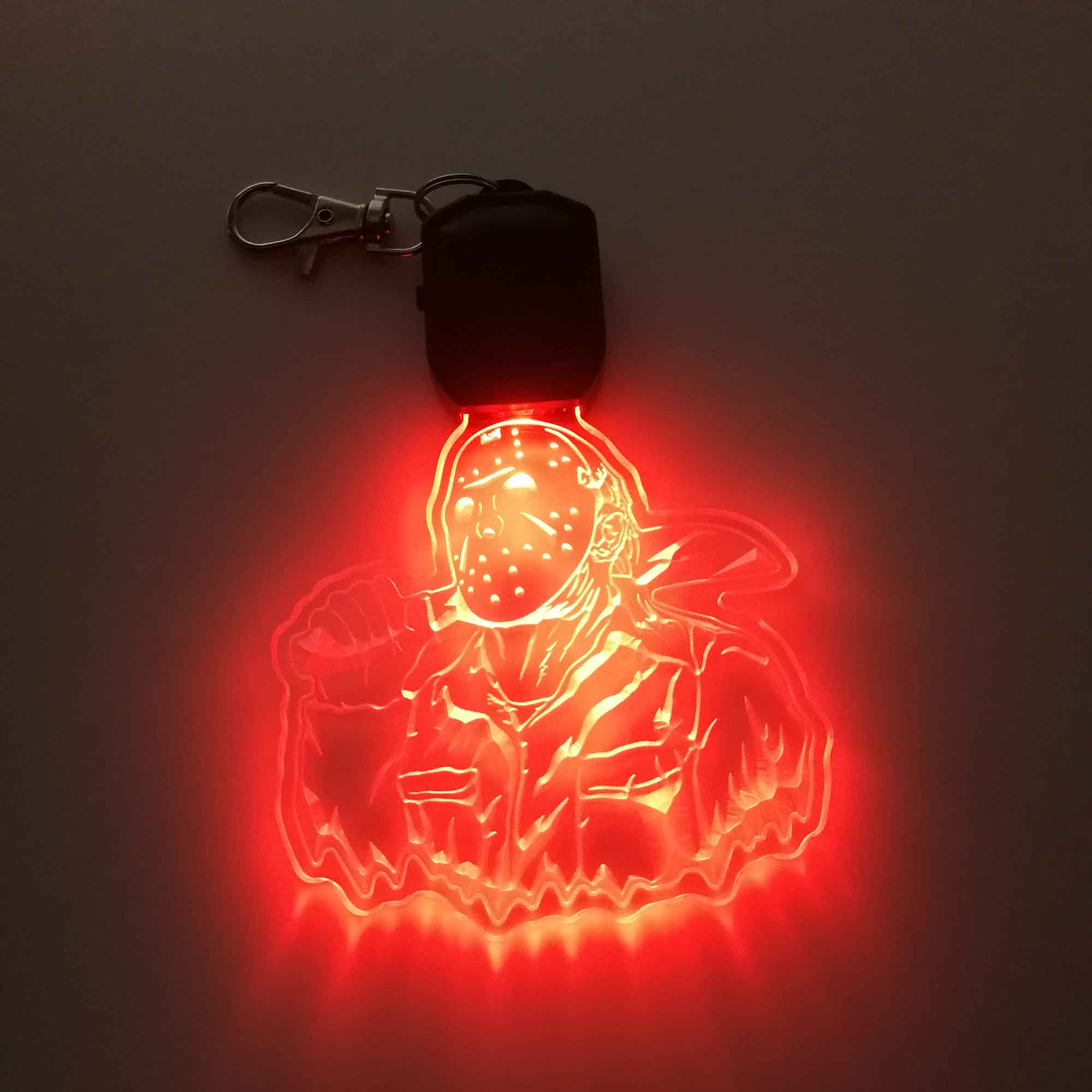 Jason Friday Halloween LED Light Acrylic Keychain
