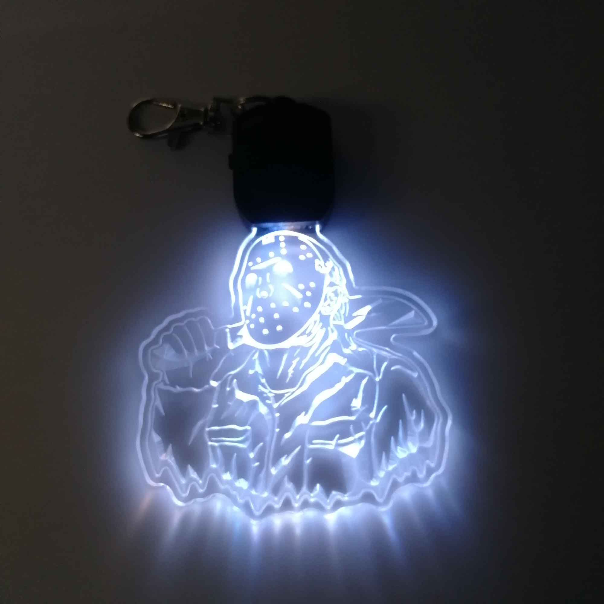 Jason Friday Halloween LED Light Acrylic Keychain
