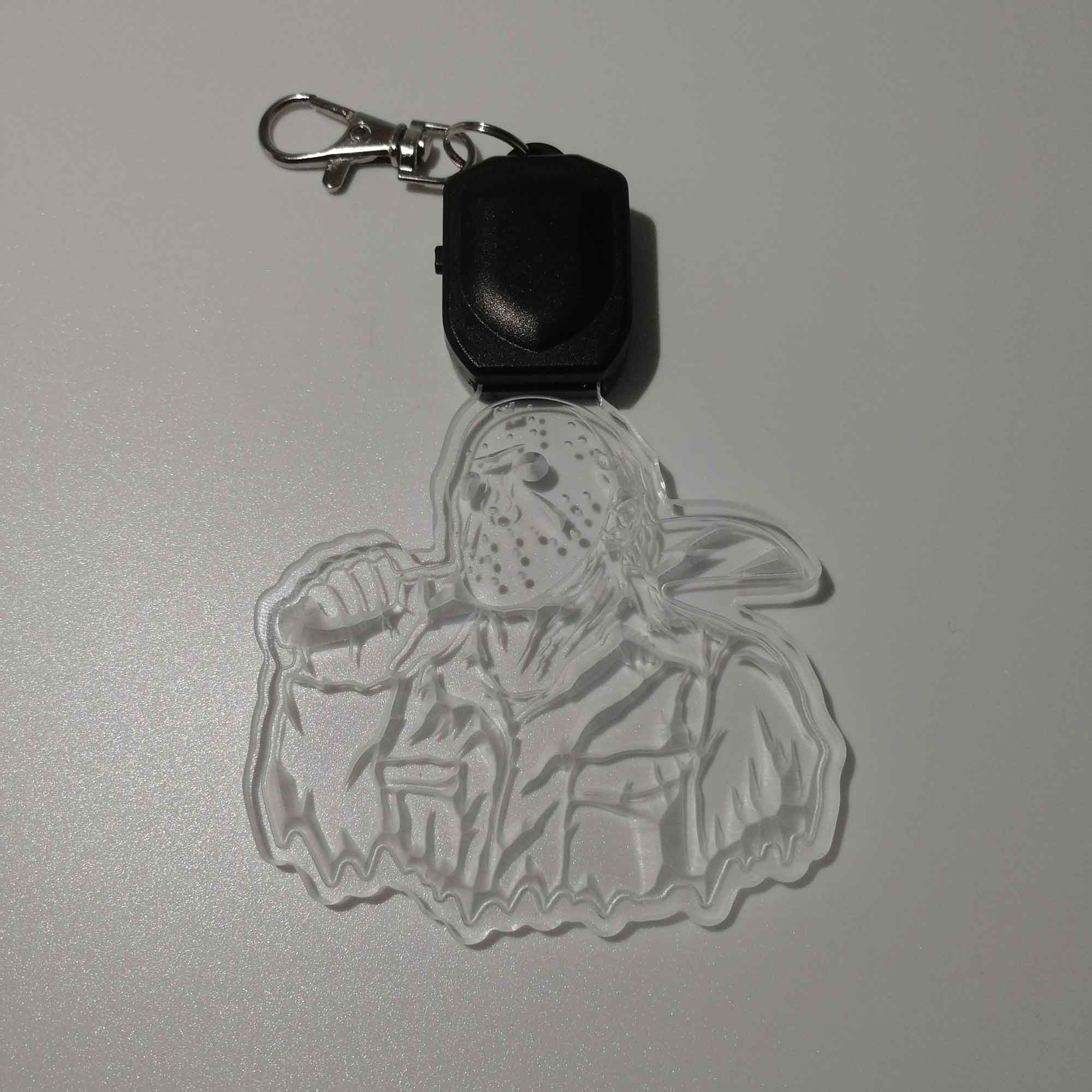 Jason Friday Halloween LED Light Acrylic Keychain