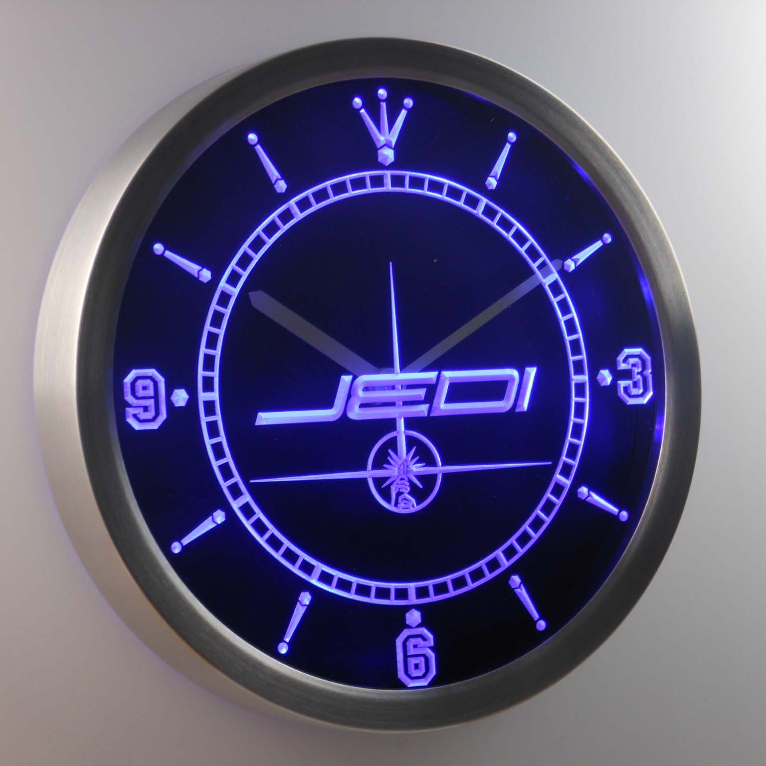 Jedi Star Wars Neon Sign LED Clock