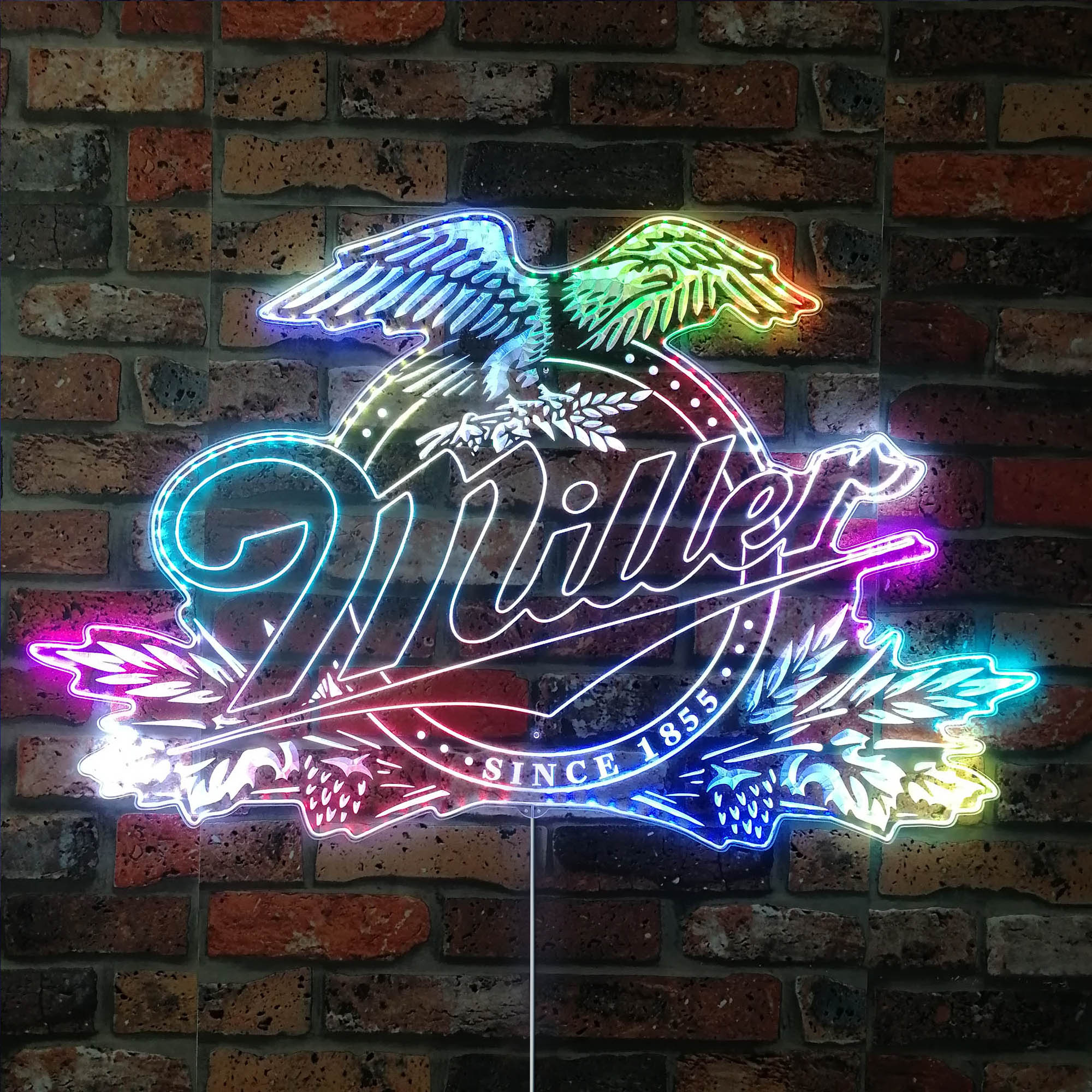 Miller Eagle Dynamic RGB Edge Lit LED Sign