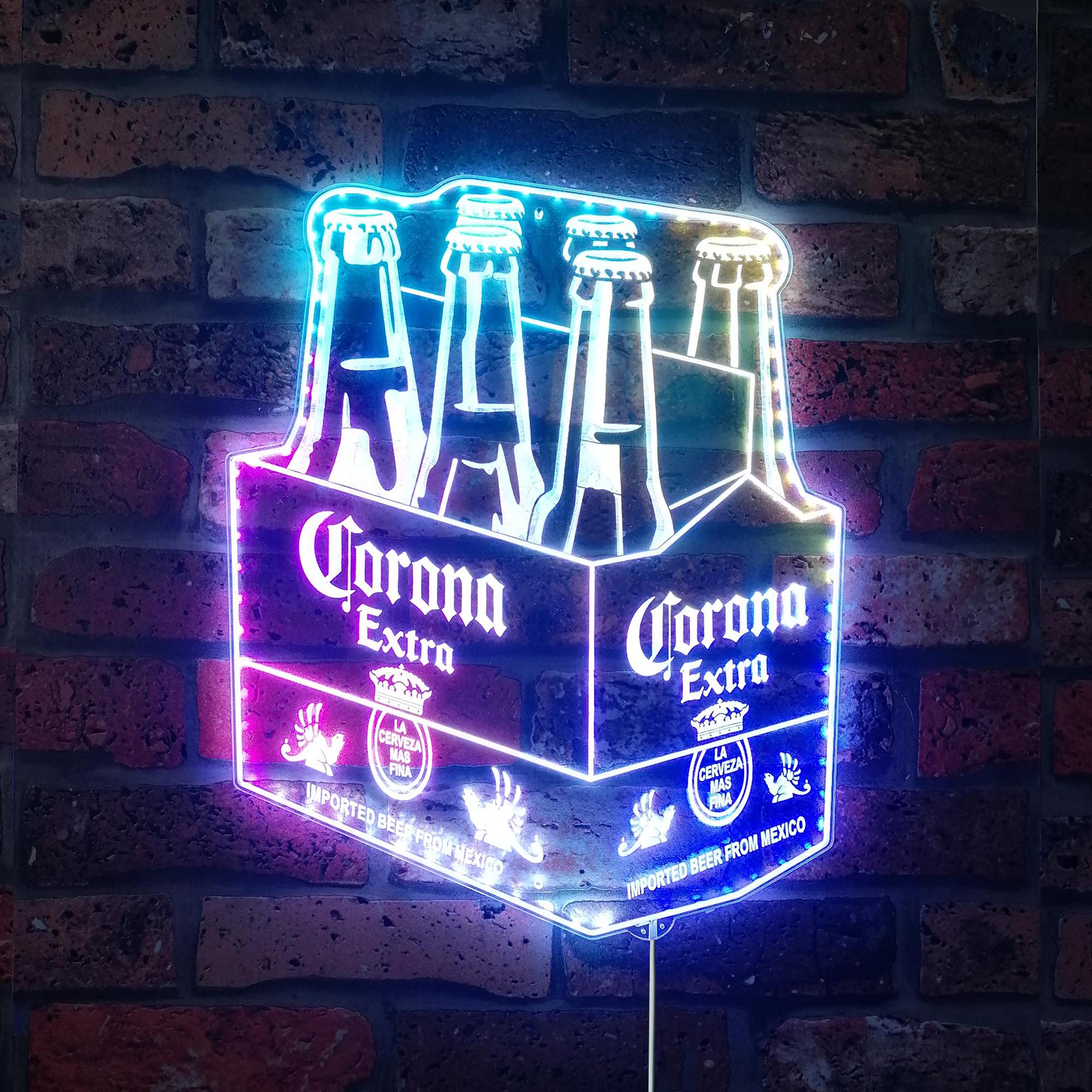 Corona Extra Dynamic RGB Edge Lit LED Sign