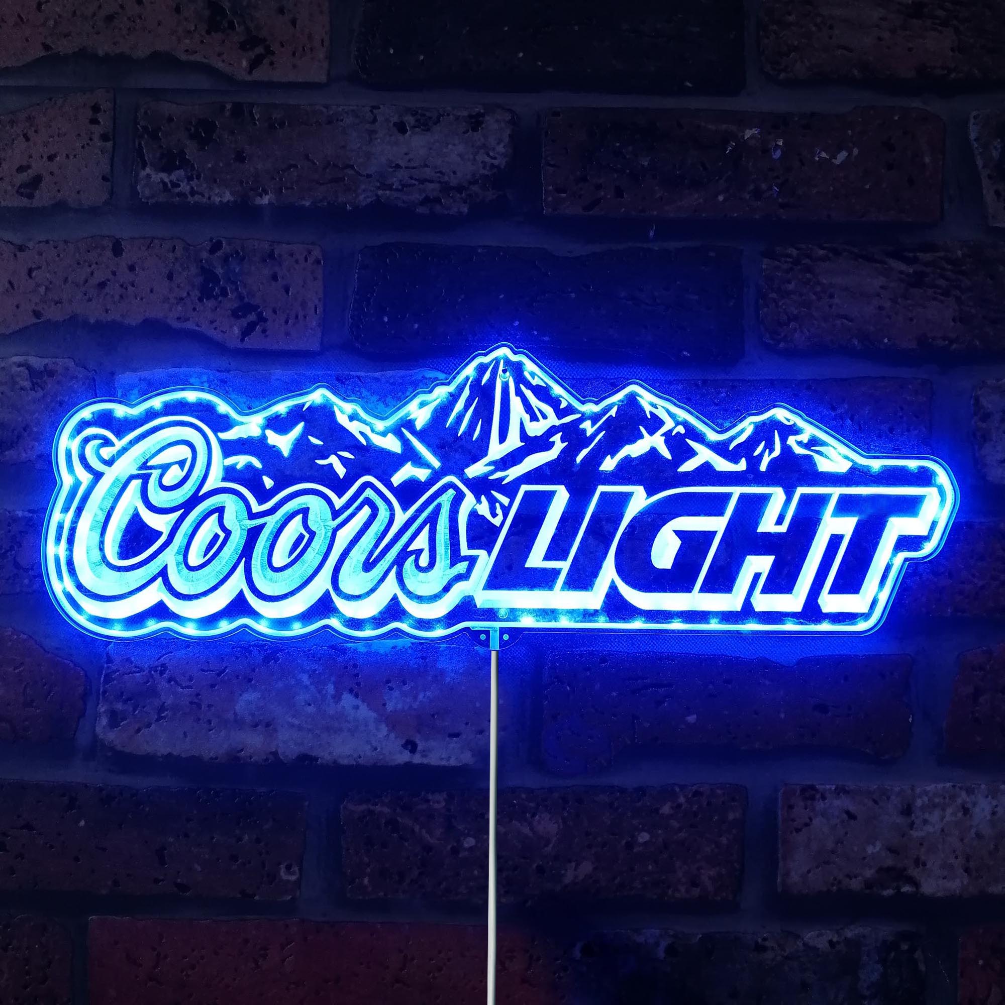 Coors Light Bar RGB Edge Lit LED Sign