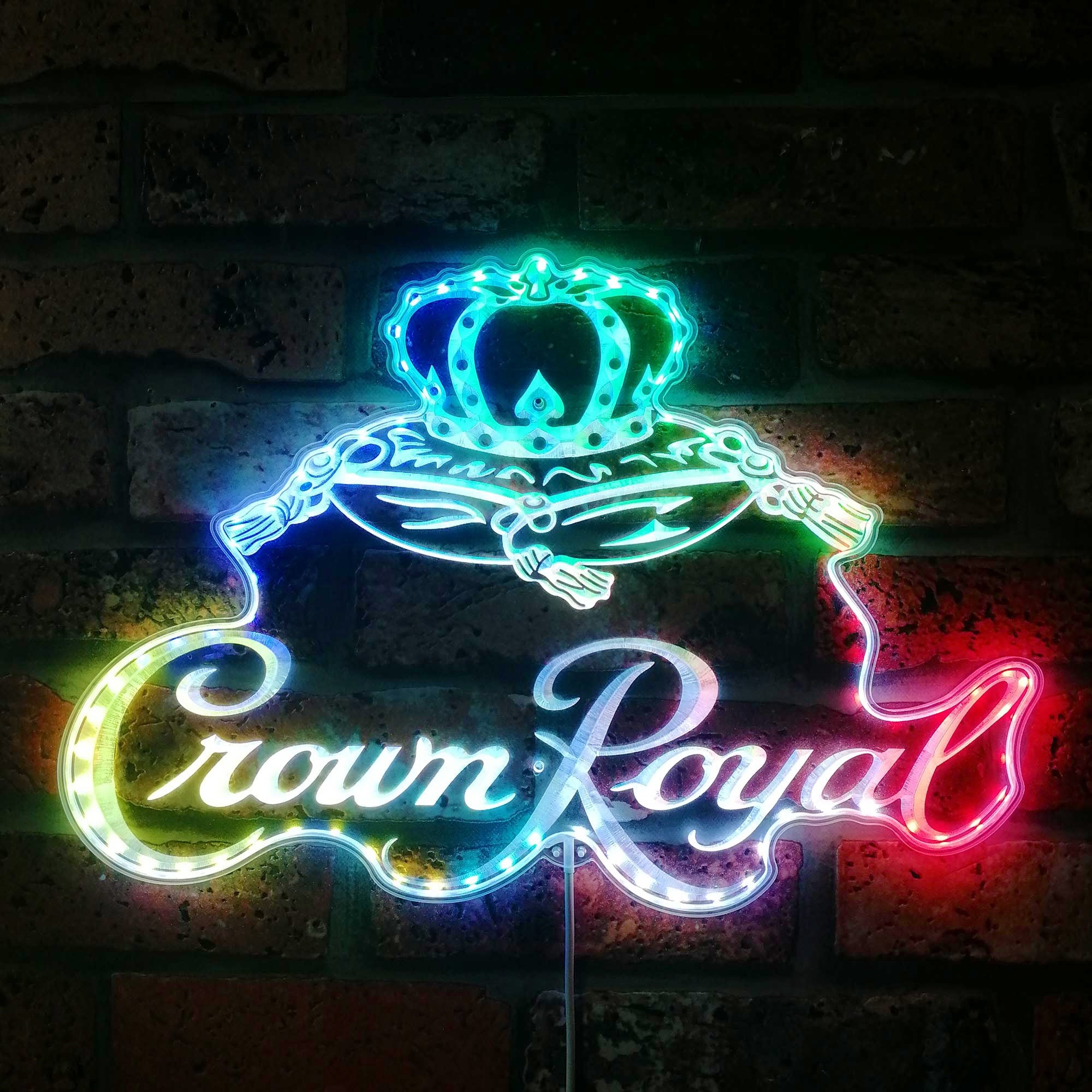 Crown Royal Dynamic RGB Edge Lit LED Sign