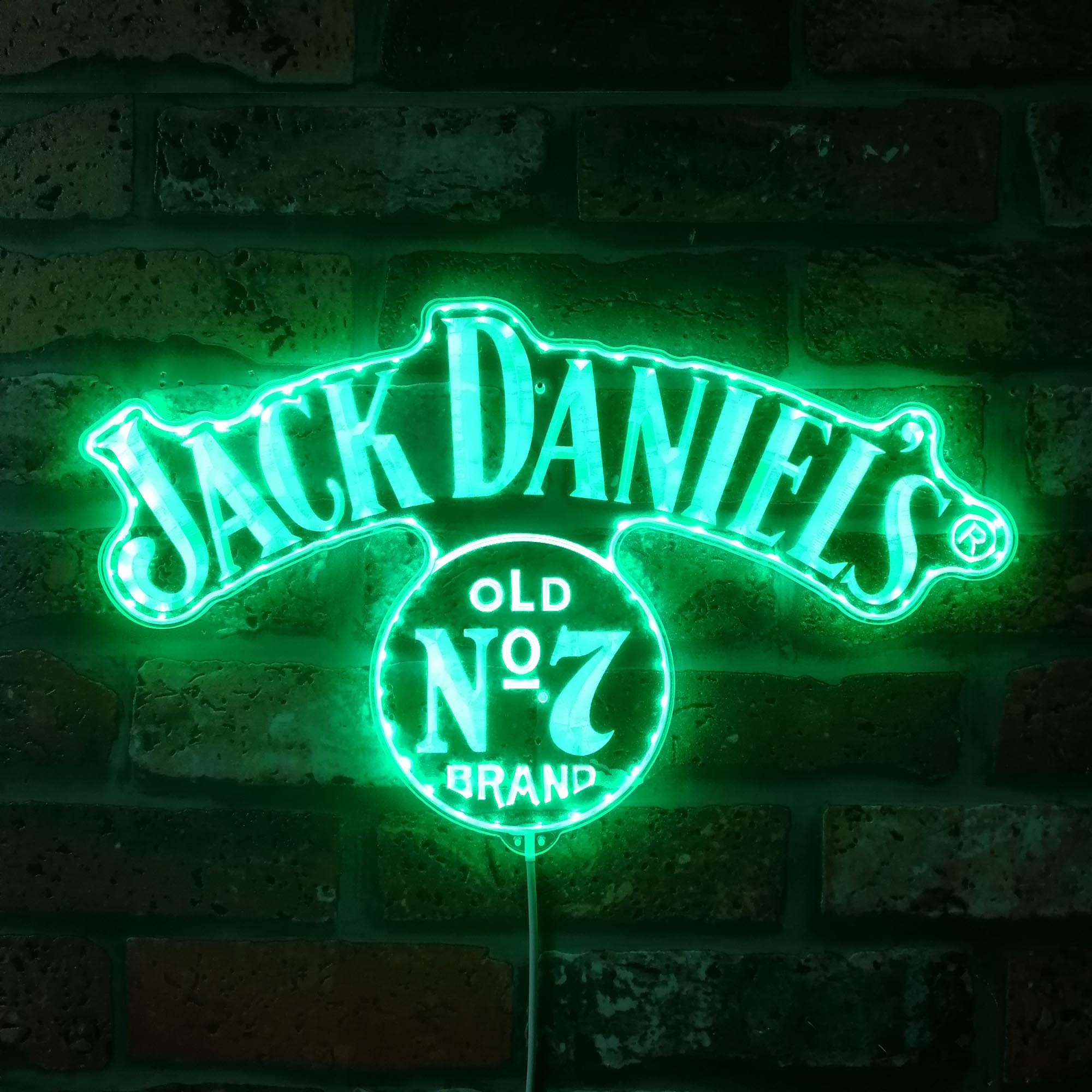 Jack Daniel's Old No.7 Pub Dynamic RGB Edge Lit LED Sign