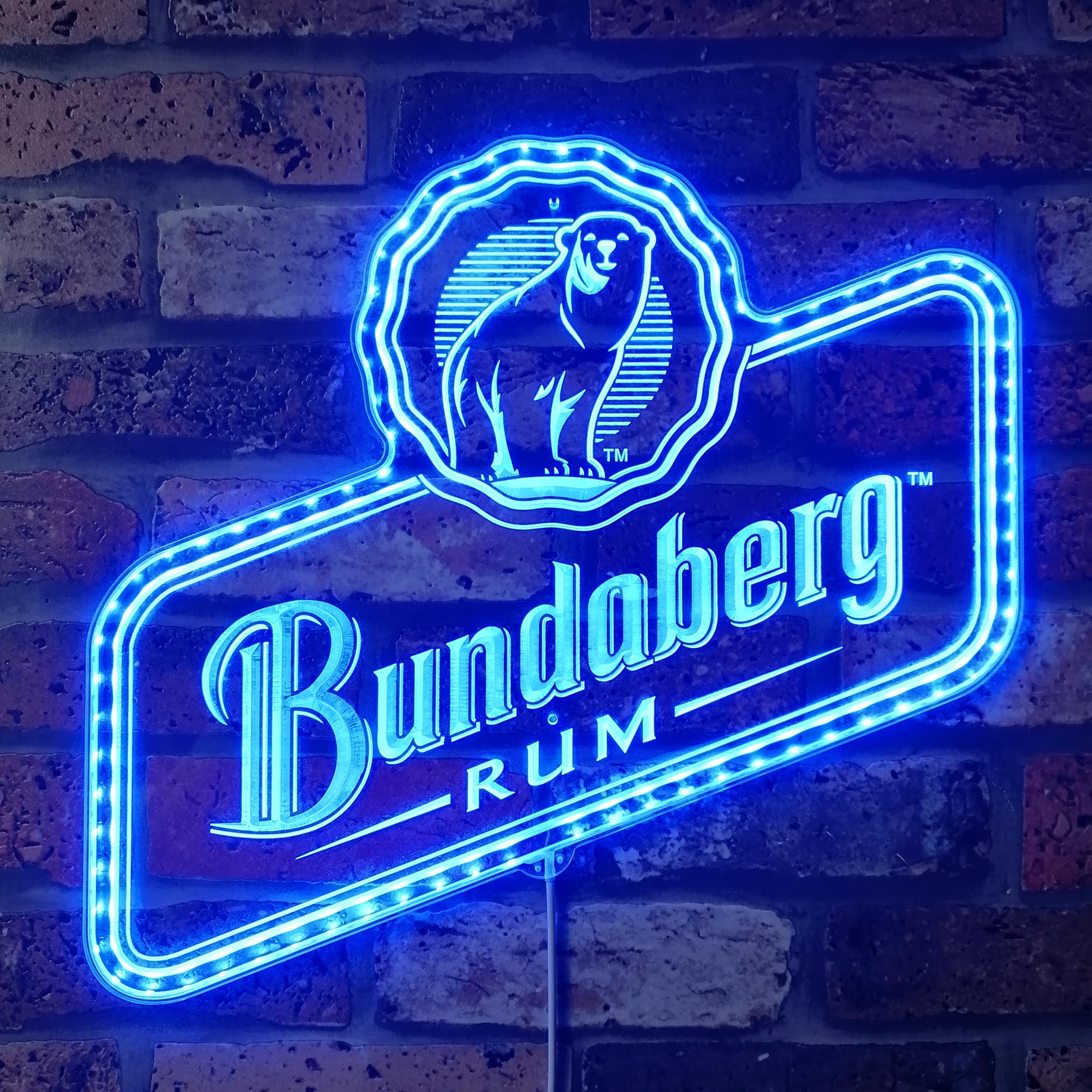 Bundaberg Rum Dynamic RGB Edge Lit LED Sign