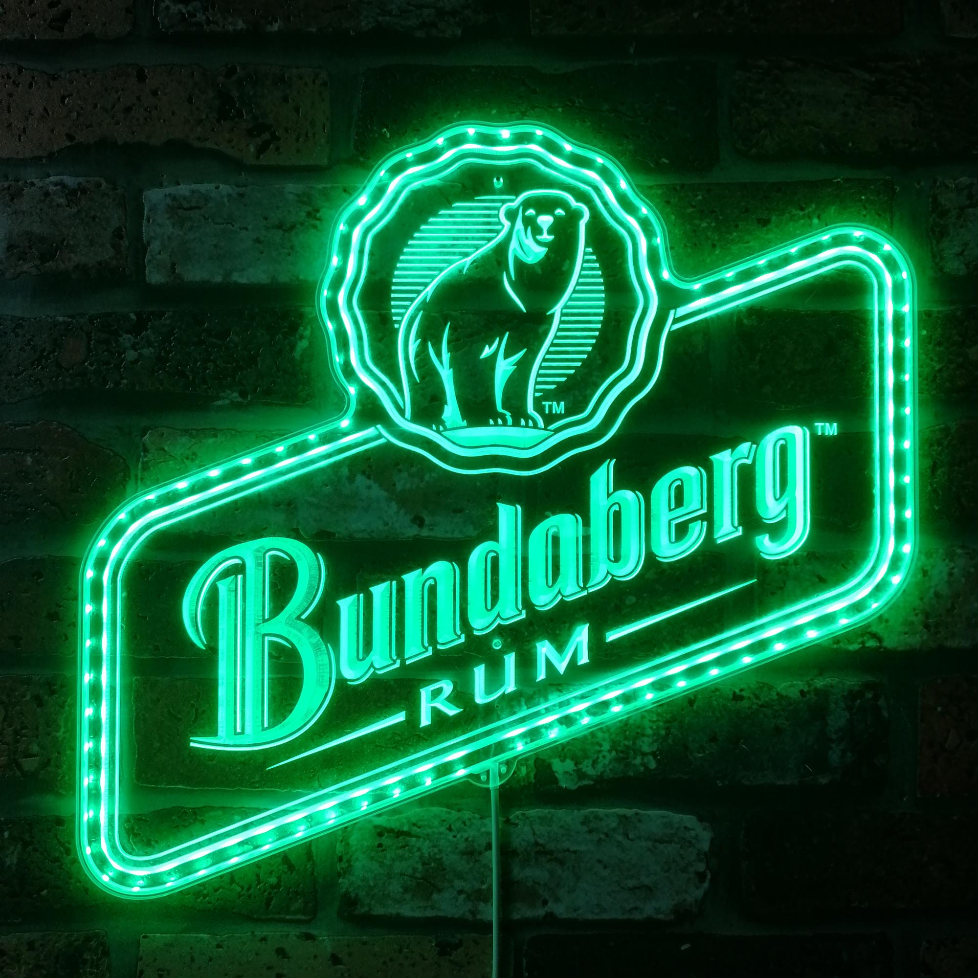 Bundaberg Rum Dynamic RGB Edge Lit LED Sign