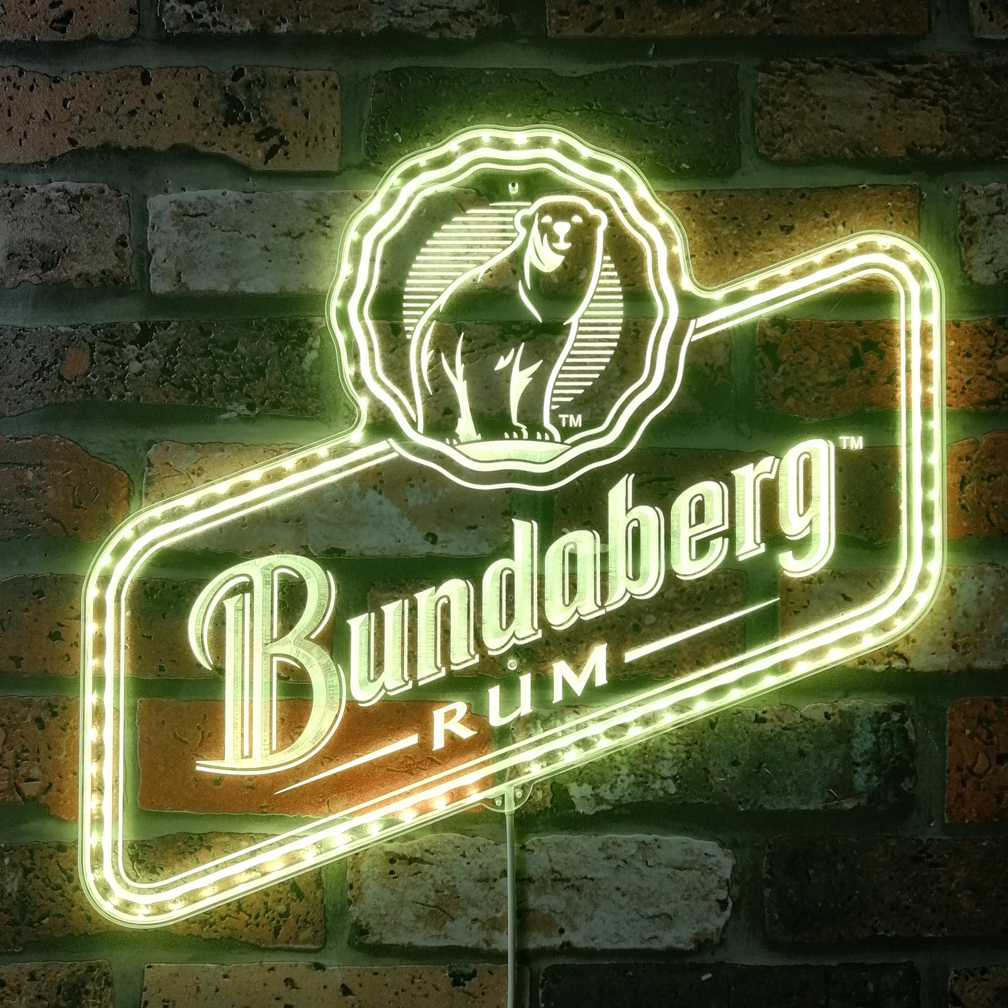 Bundaberg Rum Dynamic RGB Edge Lit LED Sign