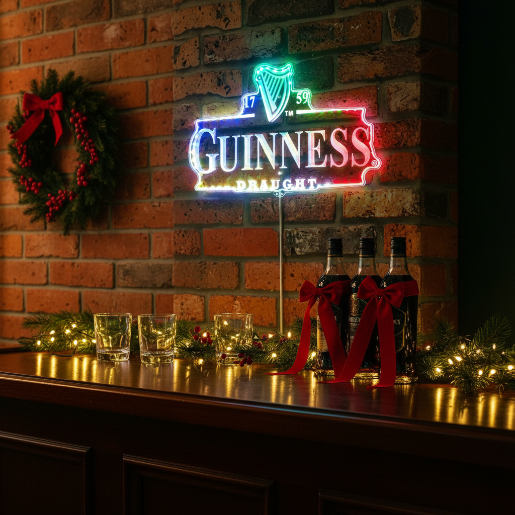 Guinness Draught Neon RGB Edge Lit LED Sign