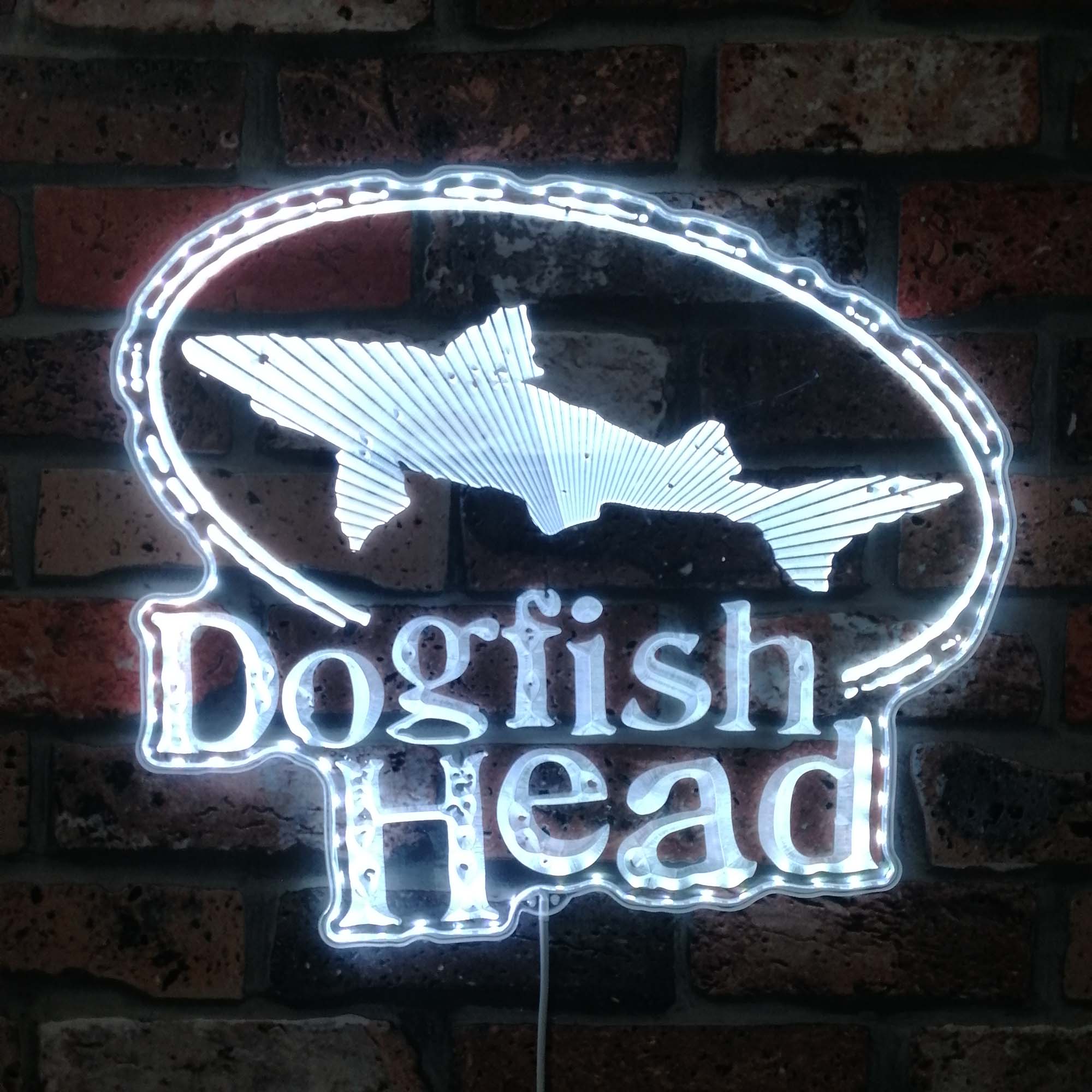 Dogfish Head Brewery Dynamic RGB Edge Lit LED Sign