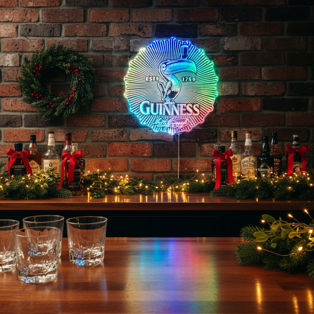 Guinness 1759 Neon RGB Edge Lit LED Sign