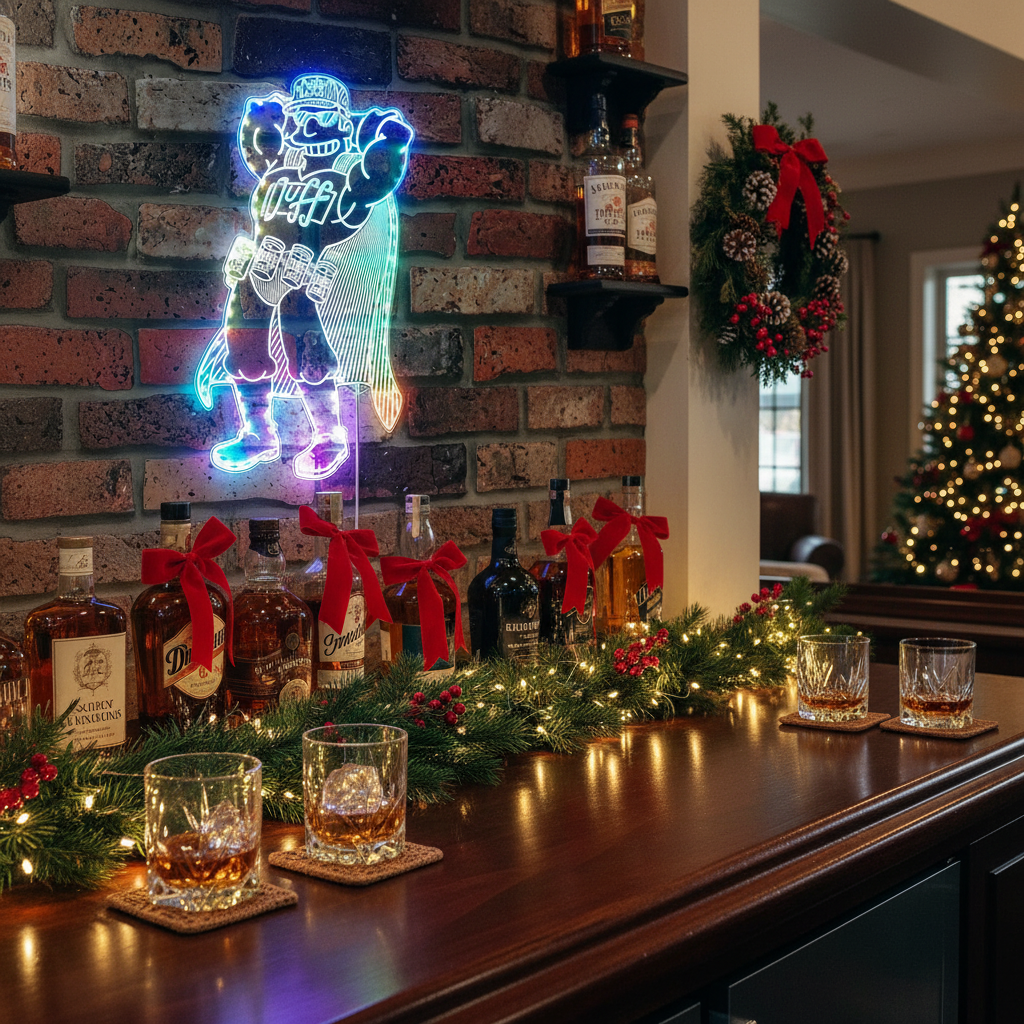 Duff Beer Duffman Neon RGB Edge Lit LED Sign