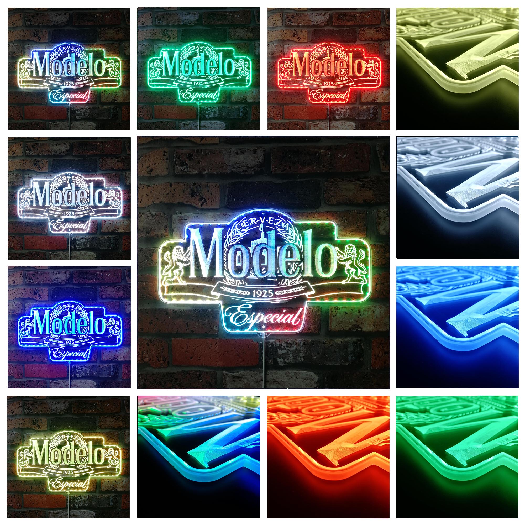 Modelo Especial Dynamic RGB Edge Lit LED Sign