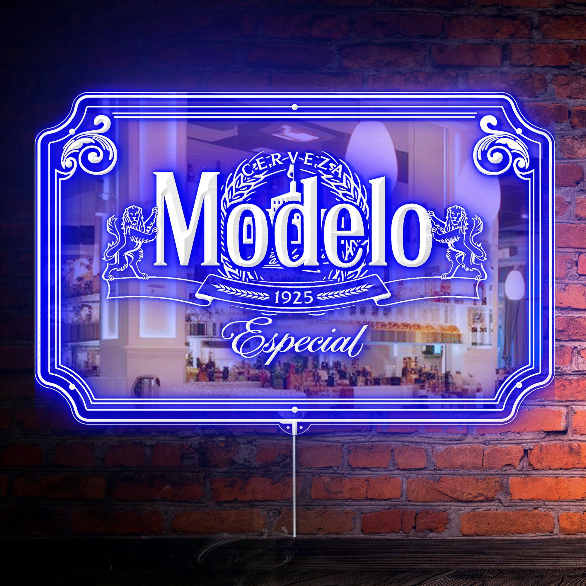 Modelo RGB LED Neon Sign with Elegant Mirror Backing | PROLEDSIGN