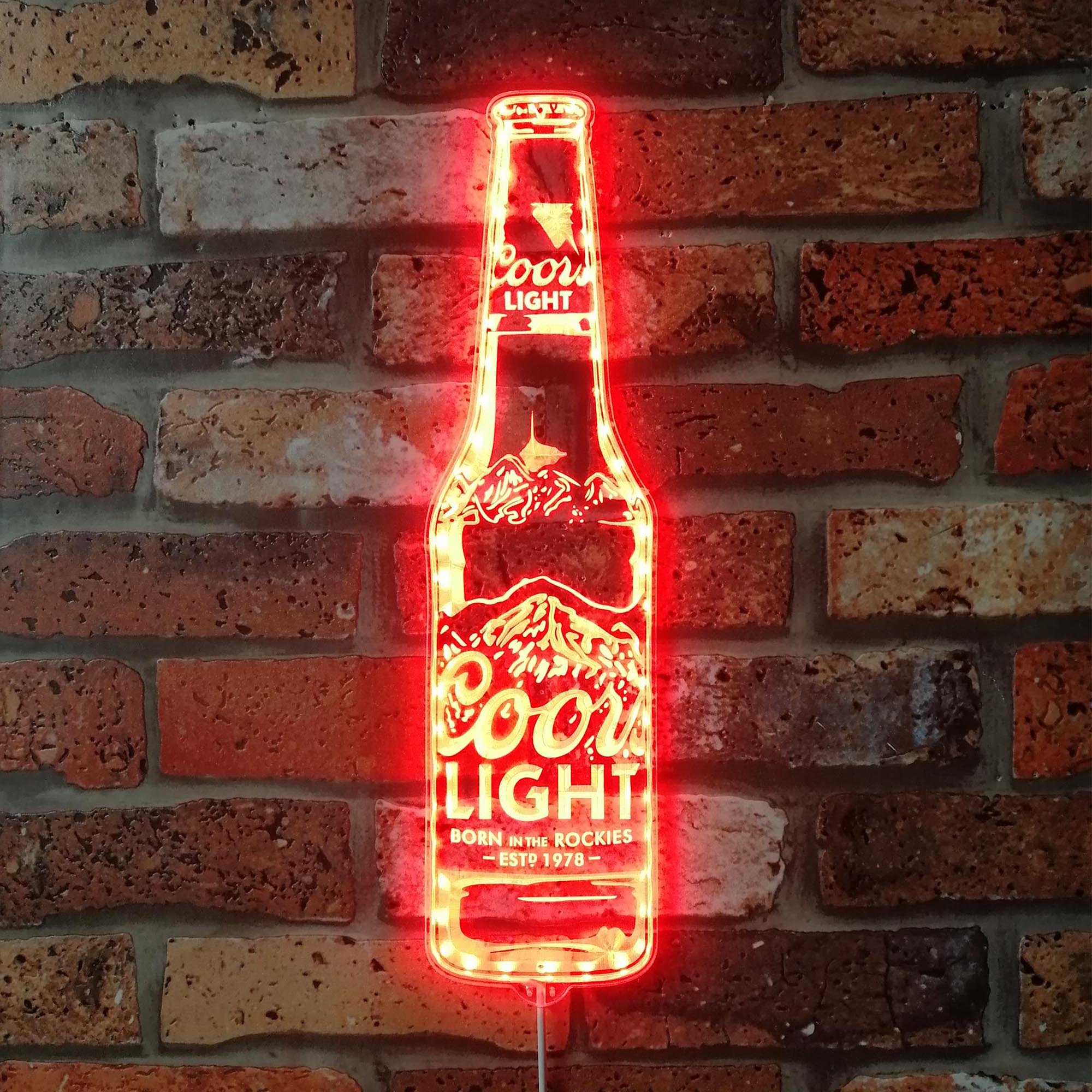 Coors Light Dynamic RGB Edge Lit LED Sign