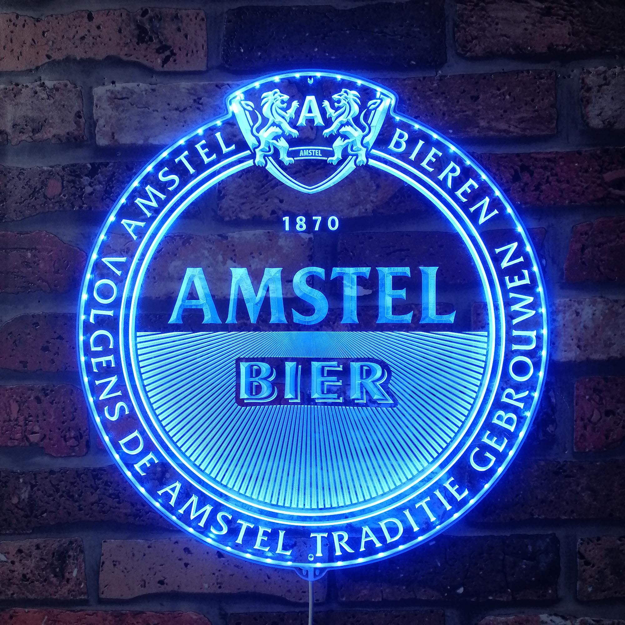 Amstel Bier Dynamic RGB Edge Lit LED Sign