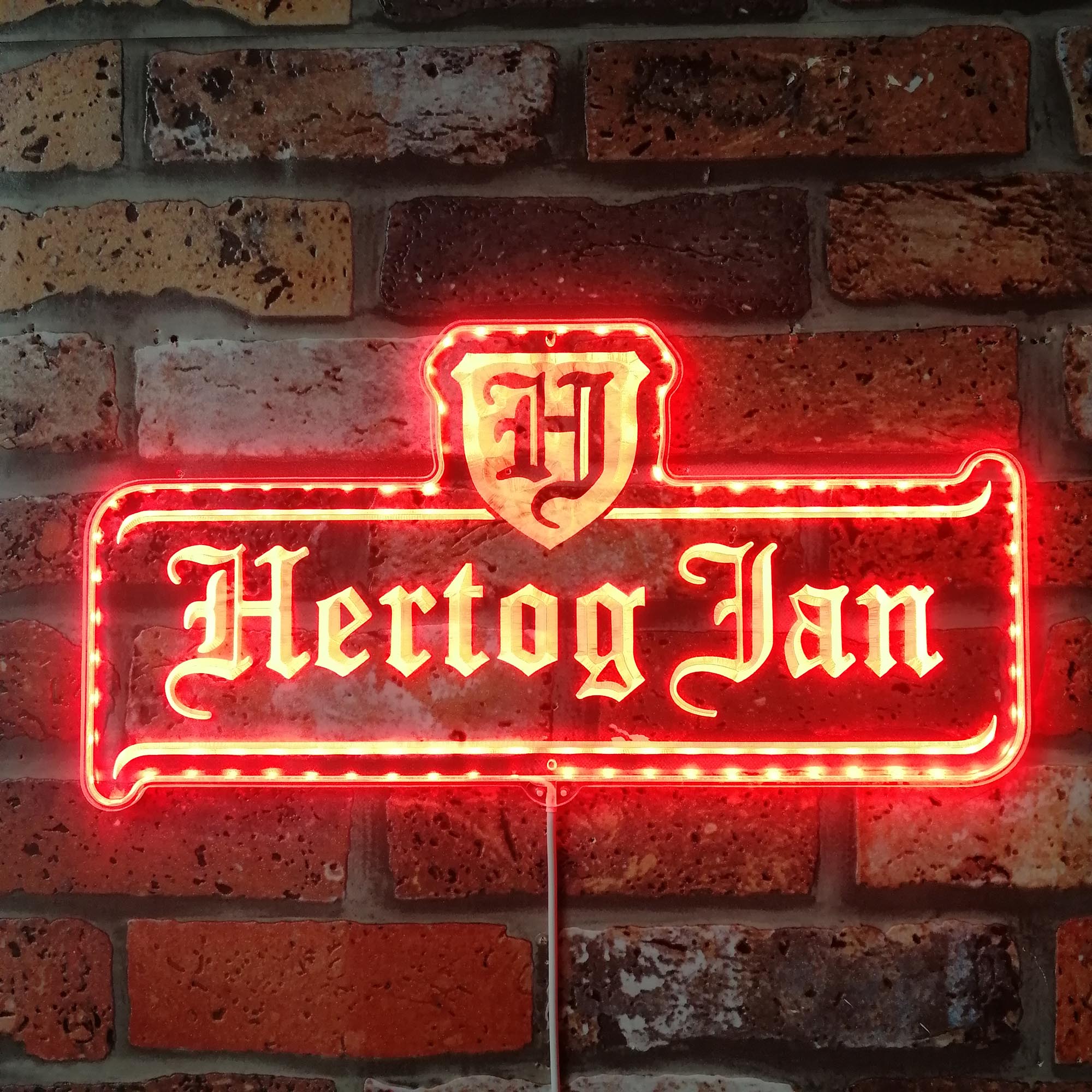 Hertog Jan Dynamic RGB Edge Lit LED Sign