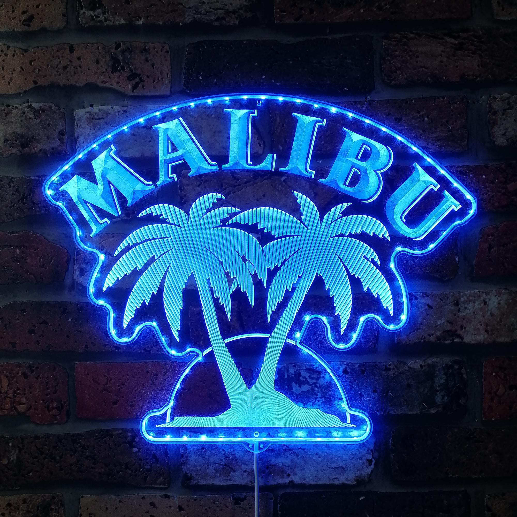 Malibu Dynamic RGB Edge Lit LED Sign