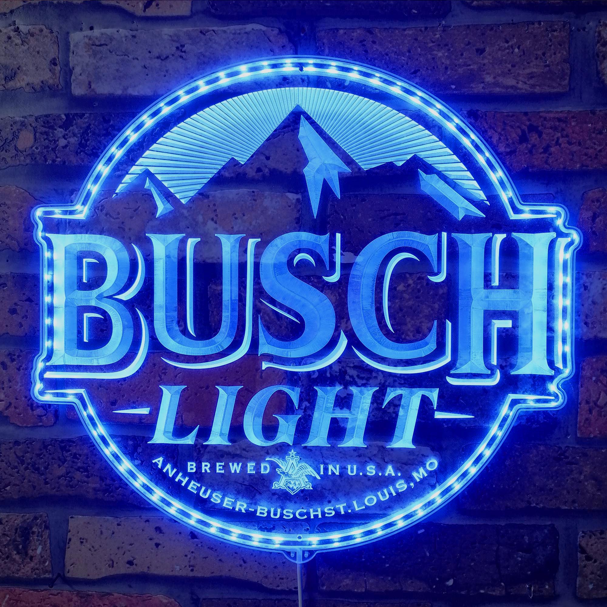 Busch Light Dynamic RGB Edge Lit LED Sign