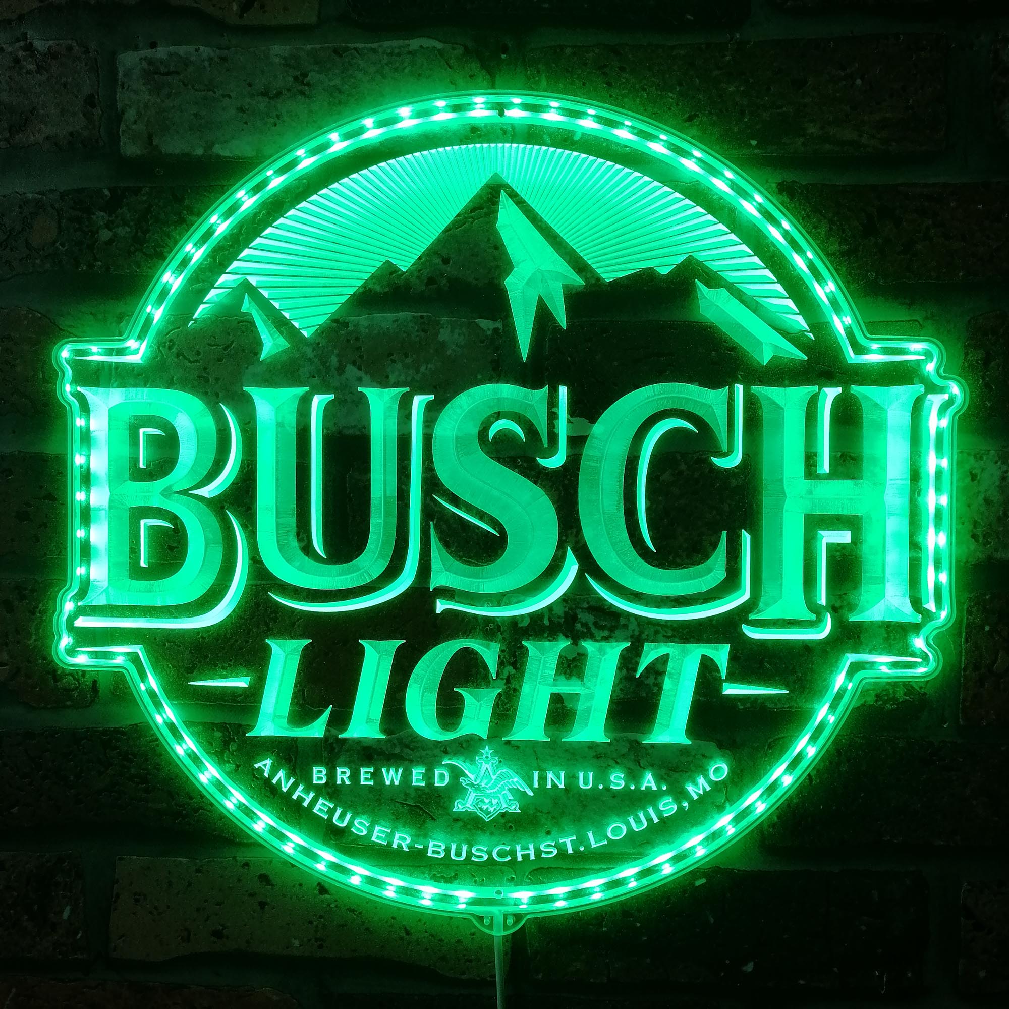 Busch Light Dynamic RGB Edge Lit LED Sign