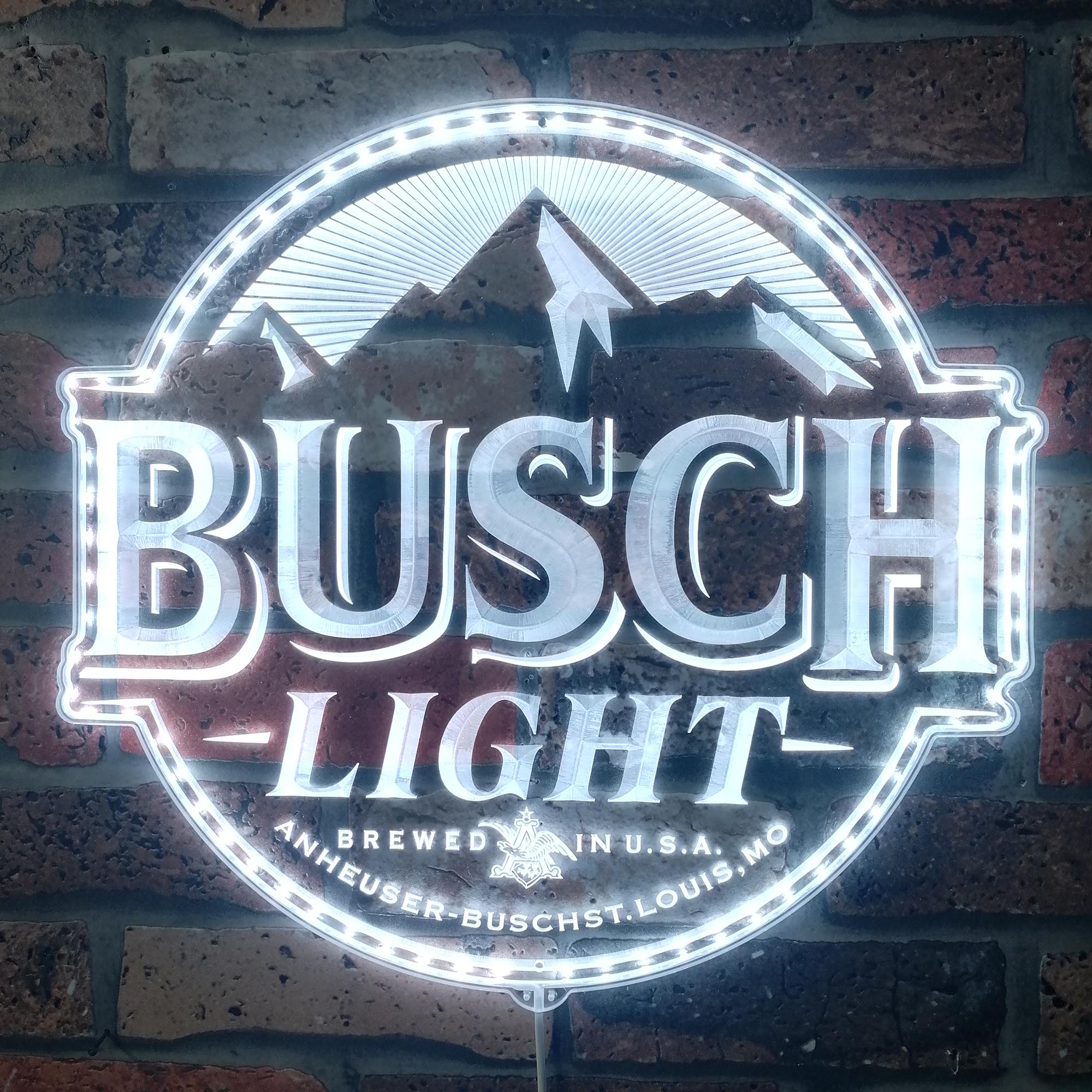 Busch Light Dynamic RGB Edge Lit LED Sign